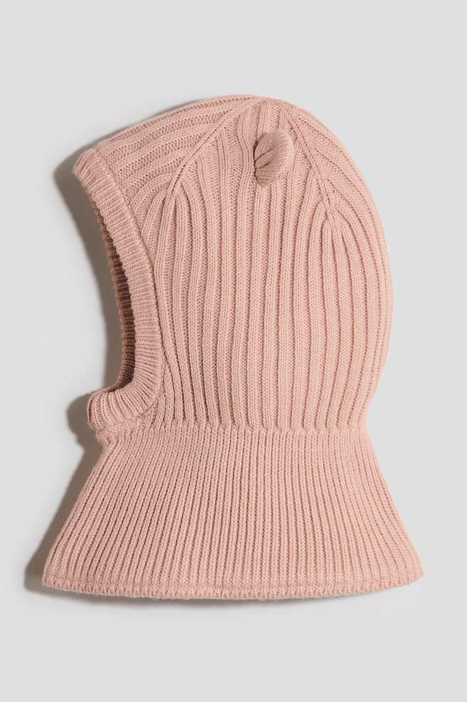 Cagoule doublée polaire - Rose ancien/Rose clair/Beige foncé/Bleu ancien foncé - 1