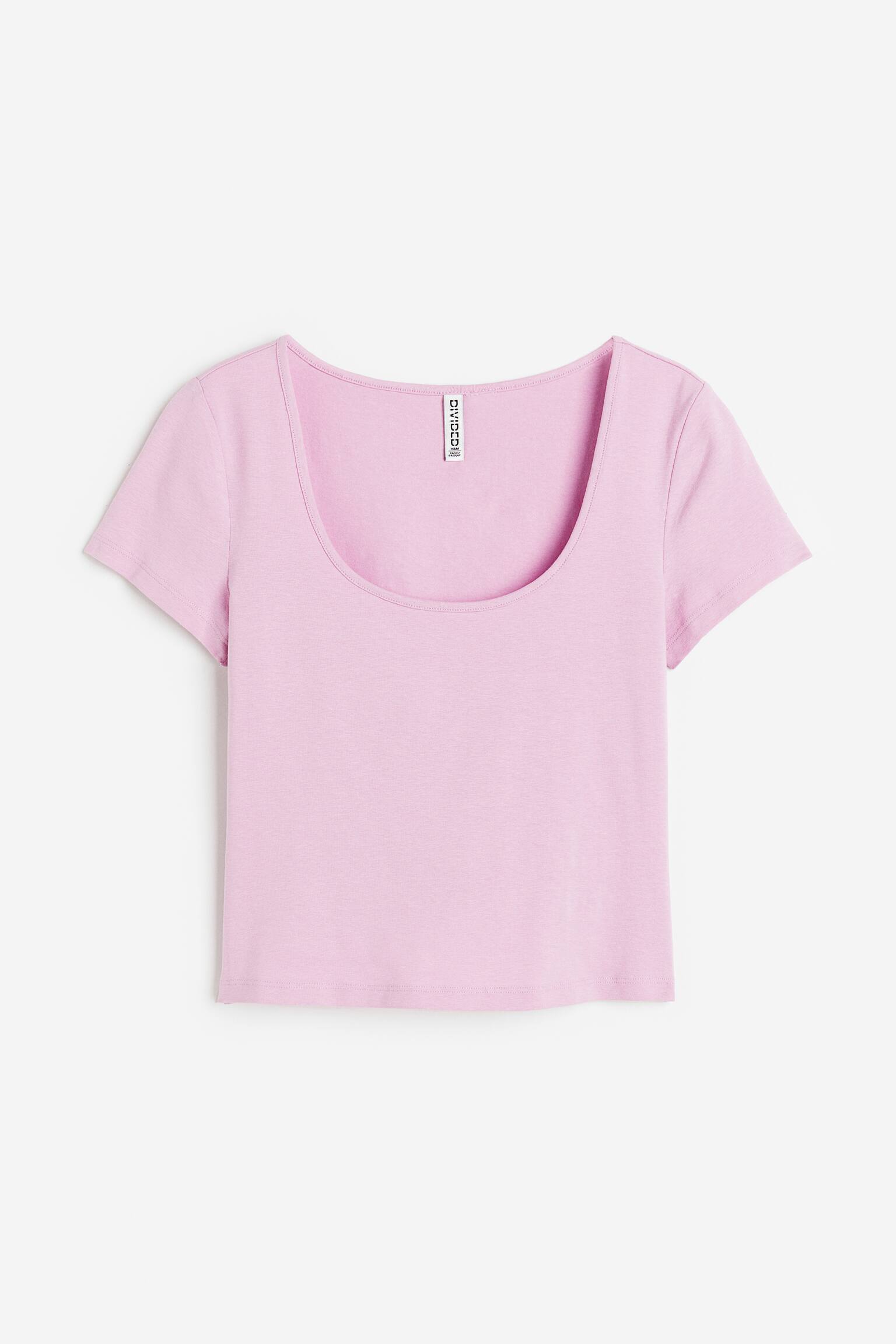 Áo cotton jersey - Màu hồng nhạt - 1