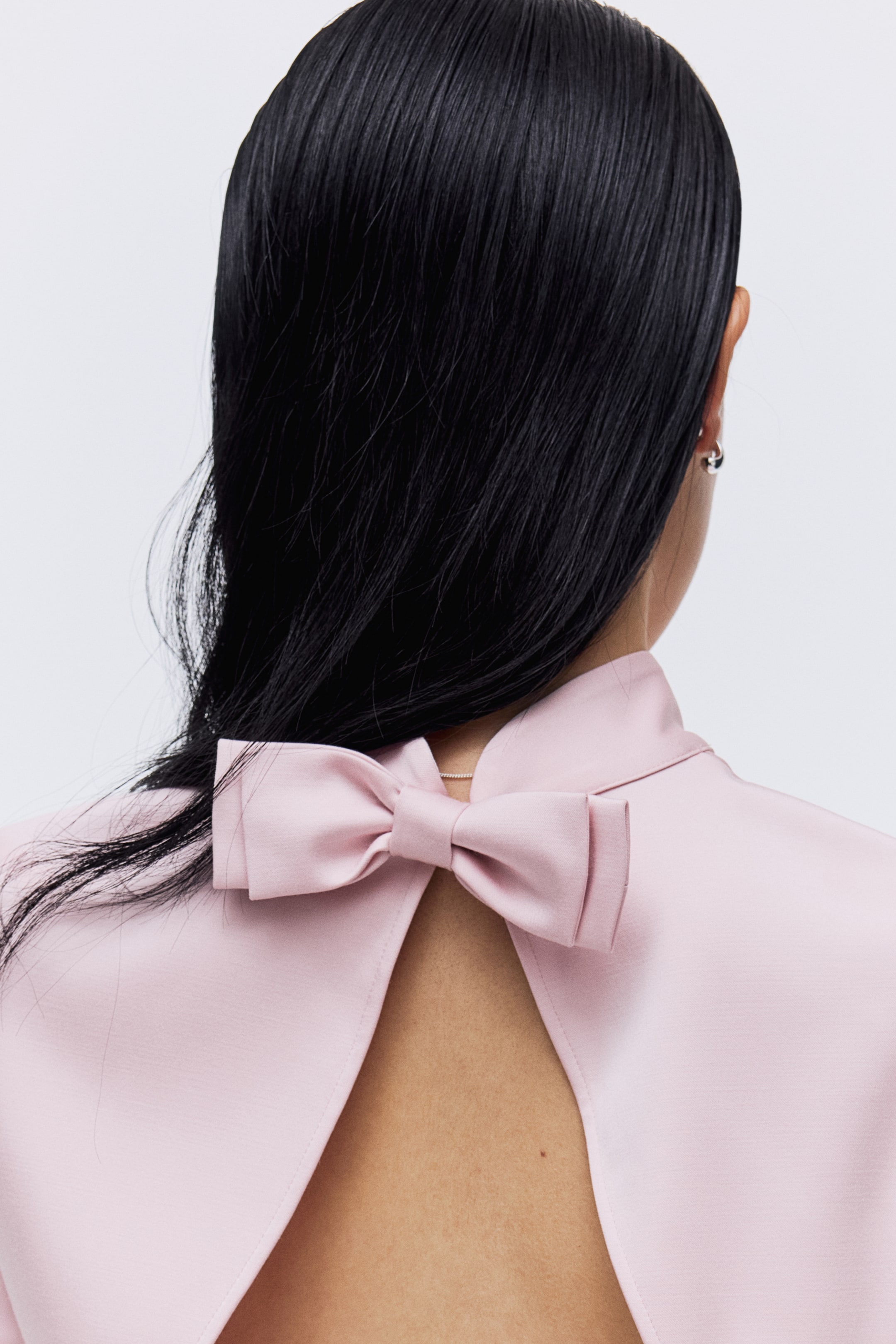 Zobrazit větší obrázek: Top s odhalenými zády - Světle růžová - ŽENY | H&M CZ 4