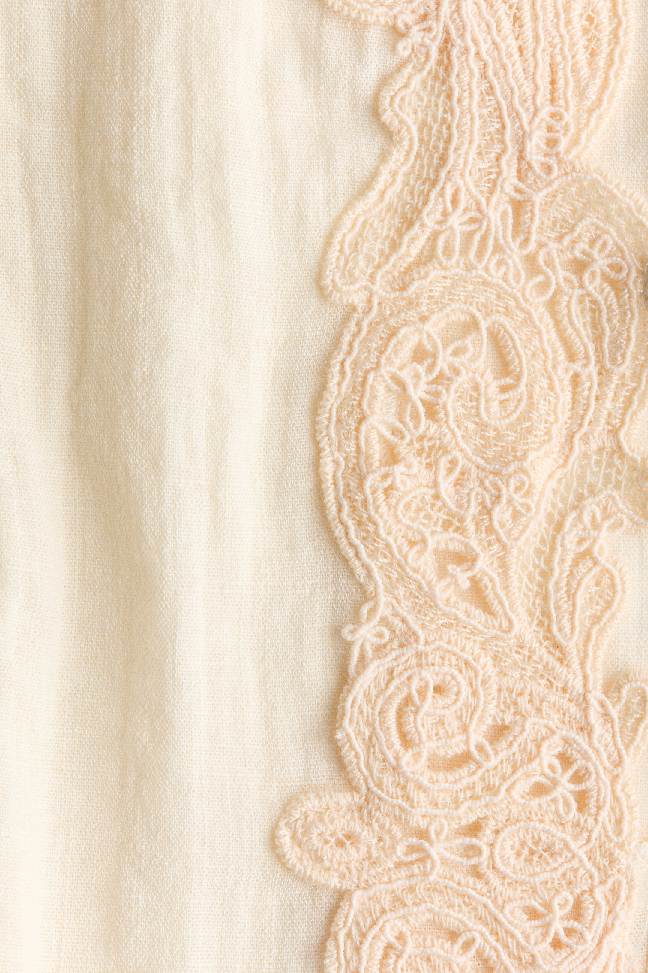 Lace-Trimmed Dress
