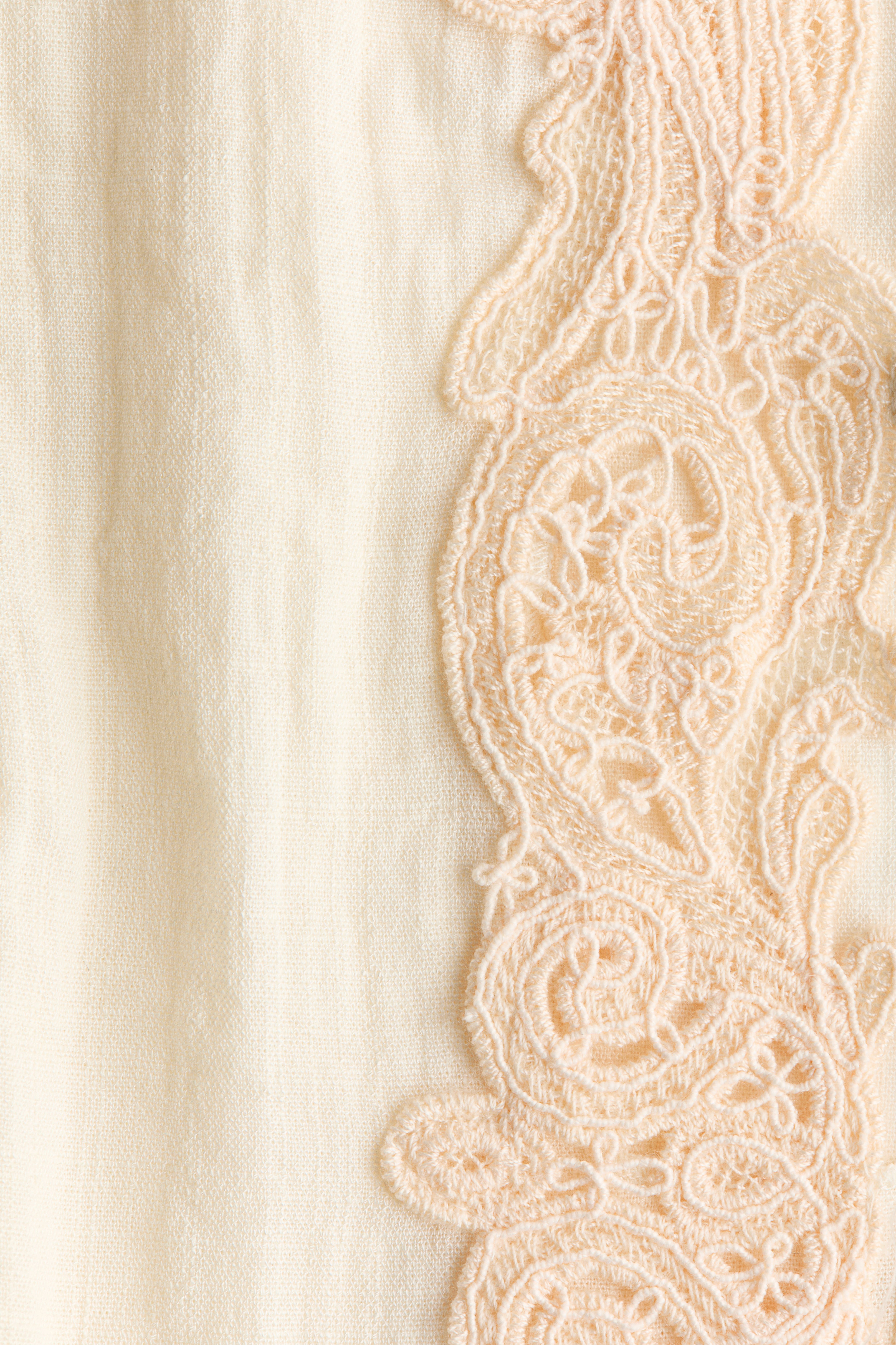 Lace-Trimmed Dress