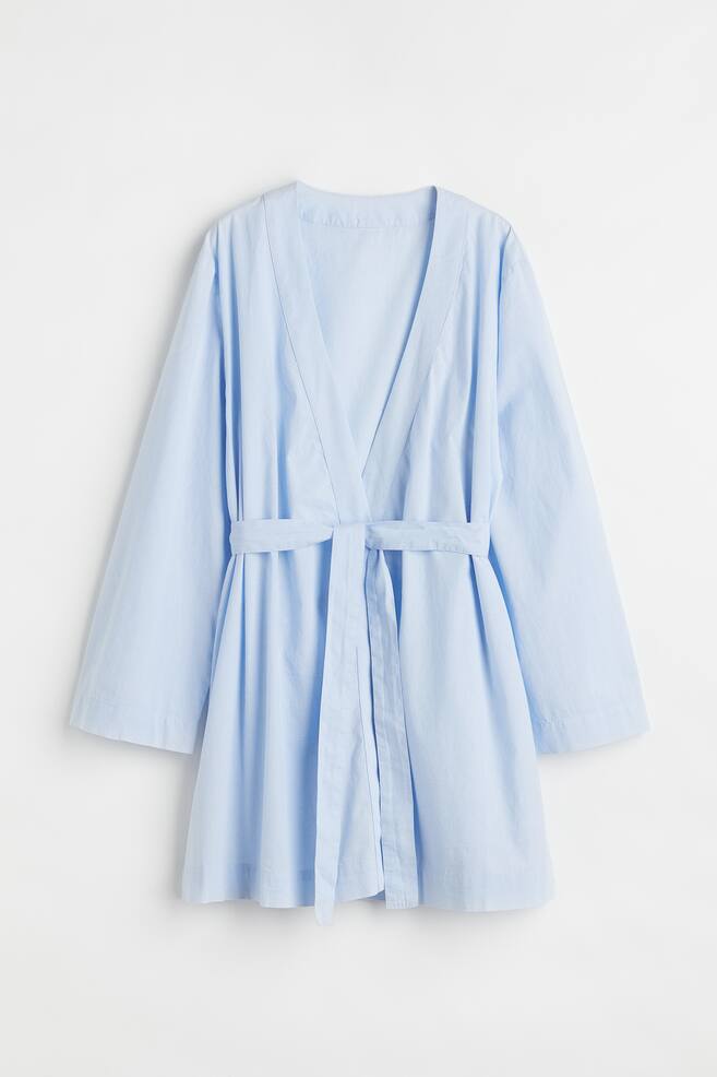 Cotton dressing gown - 1