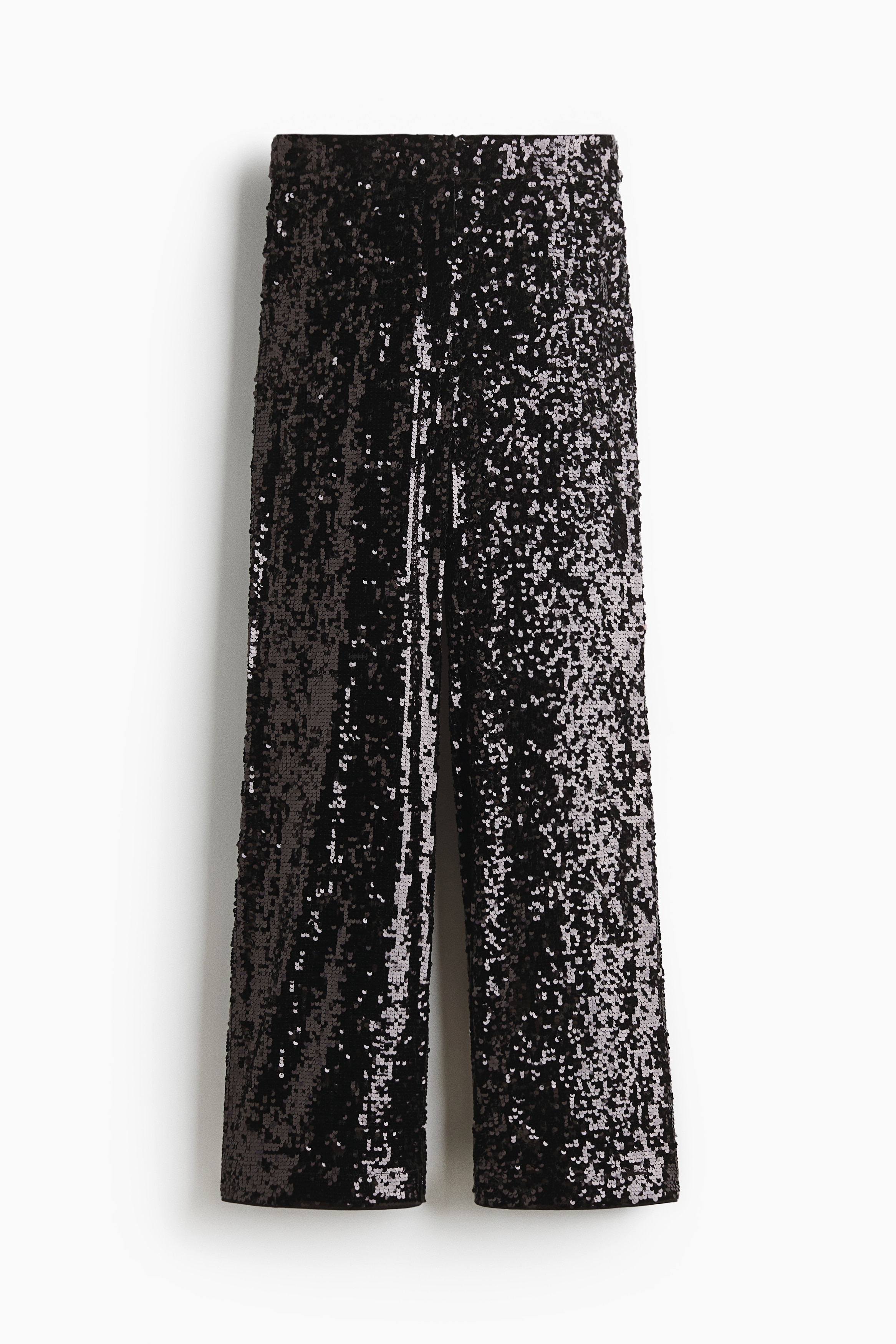 Sequin Pants - Black/Dark brown/Light bronze colour