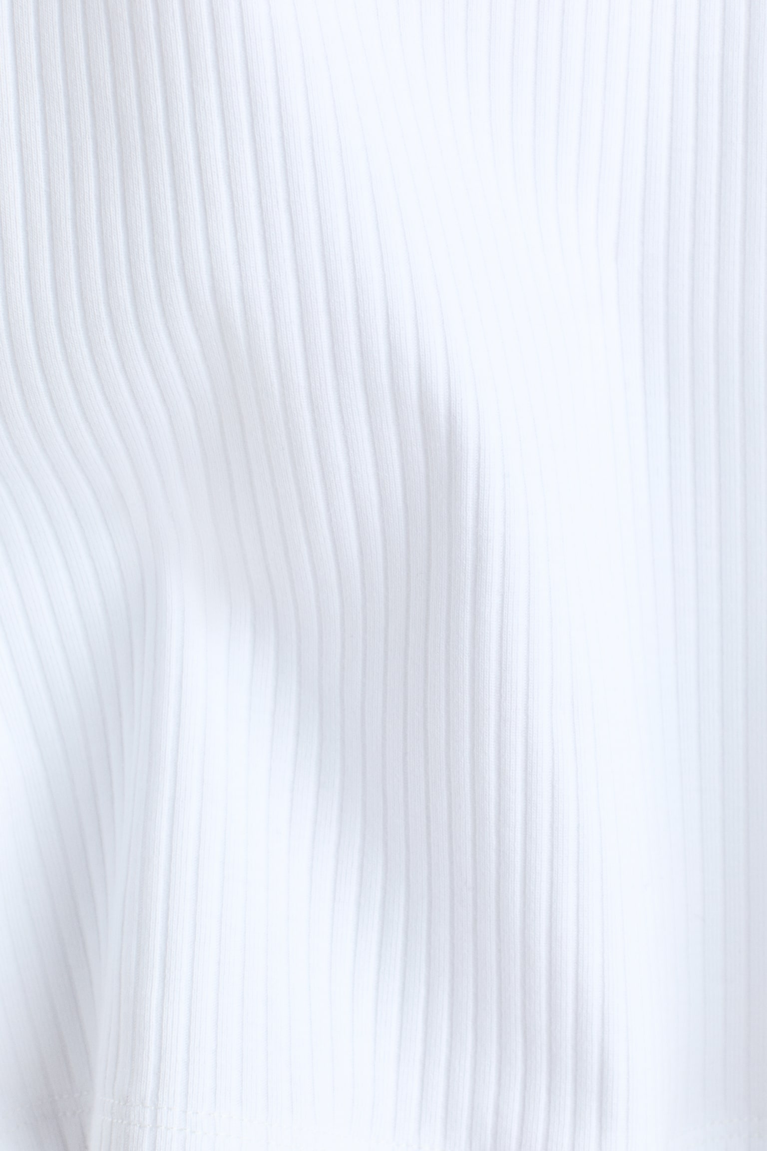 Ribbed cotton top - White/Black/Light green/Light pink - 2