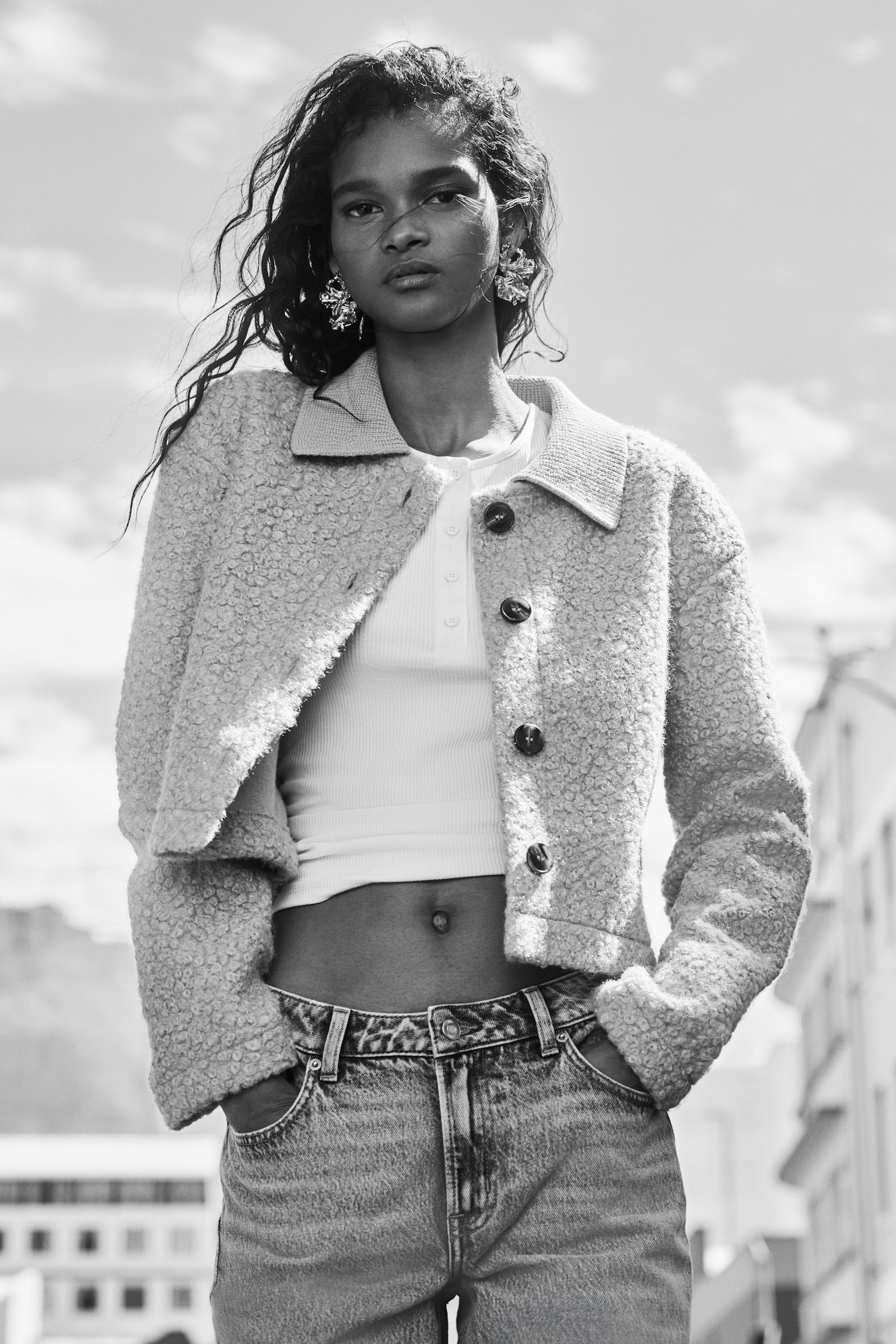 Teddy cardigan - Beige/Cream - 6