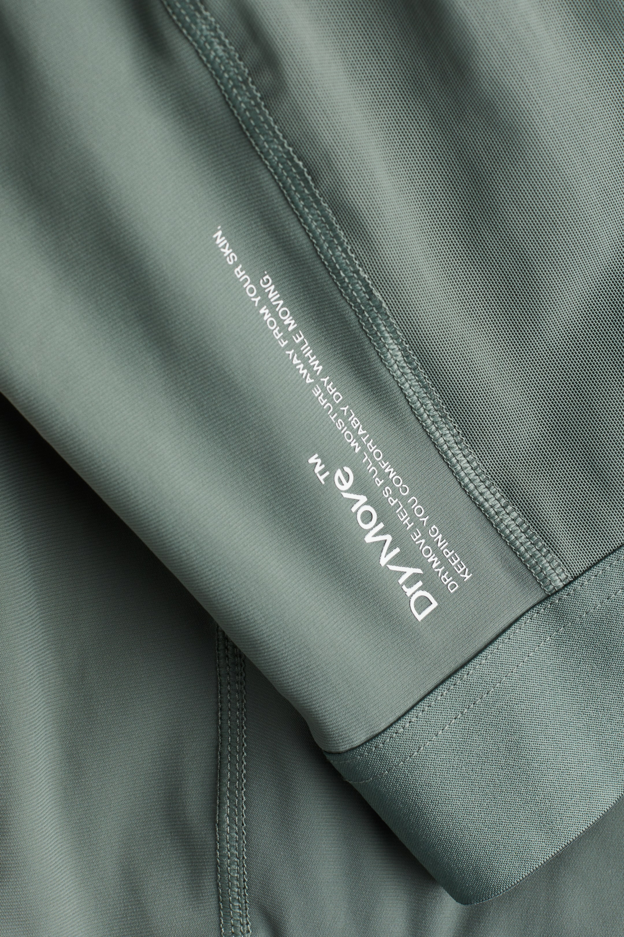 Biking Bib Shorts in DryMove™ - High waist - Short - Dusty green ...