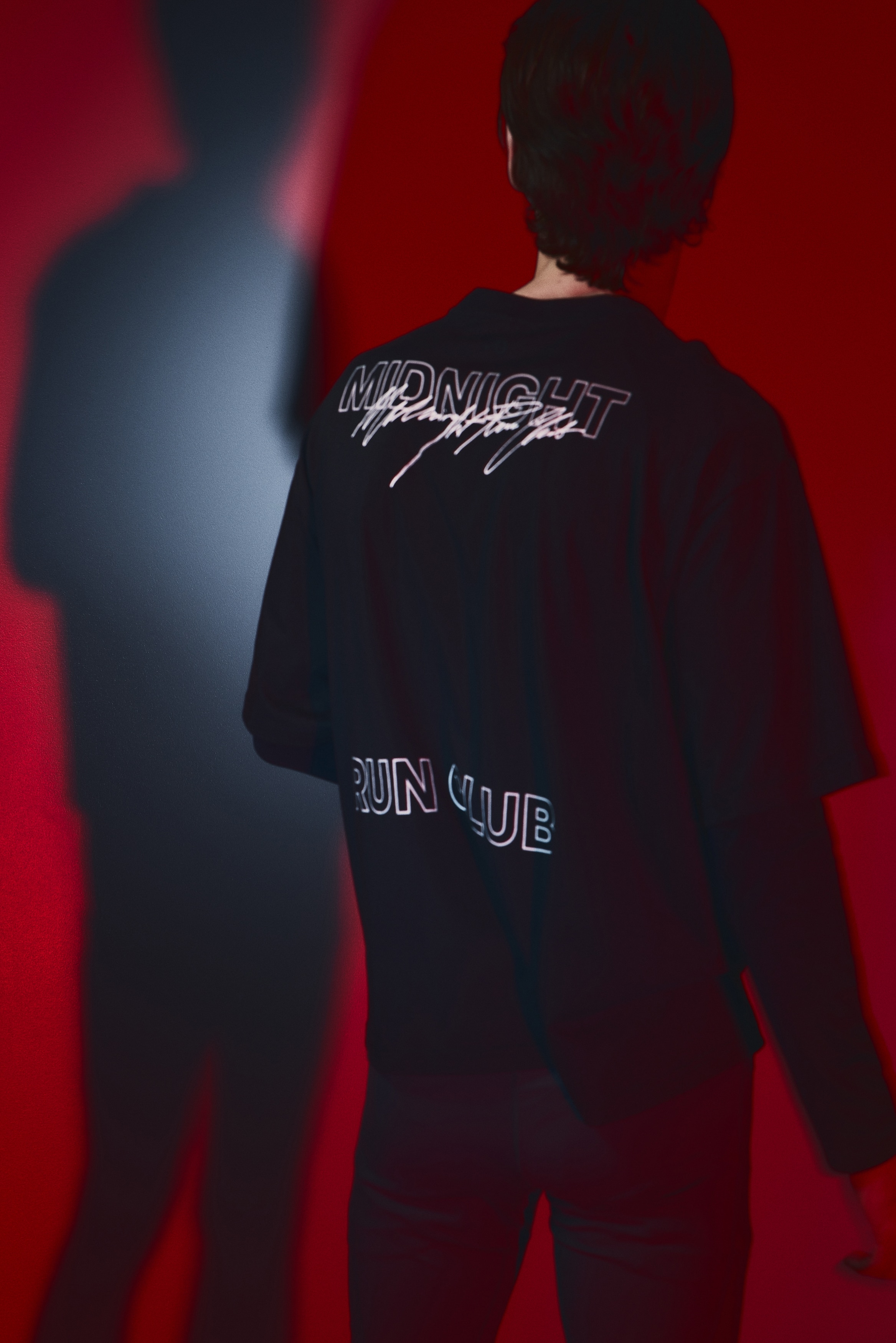 ボクシースタイル スポーツTシャツ DryMove™ - ブラック