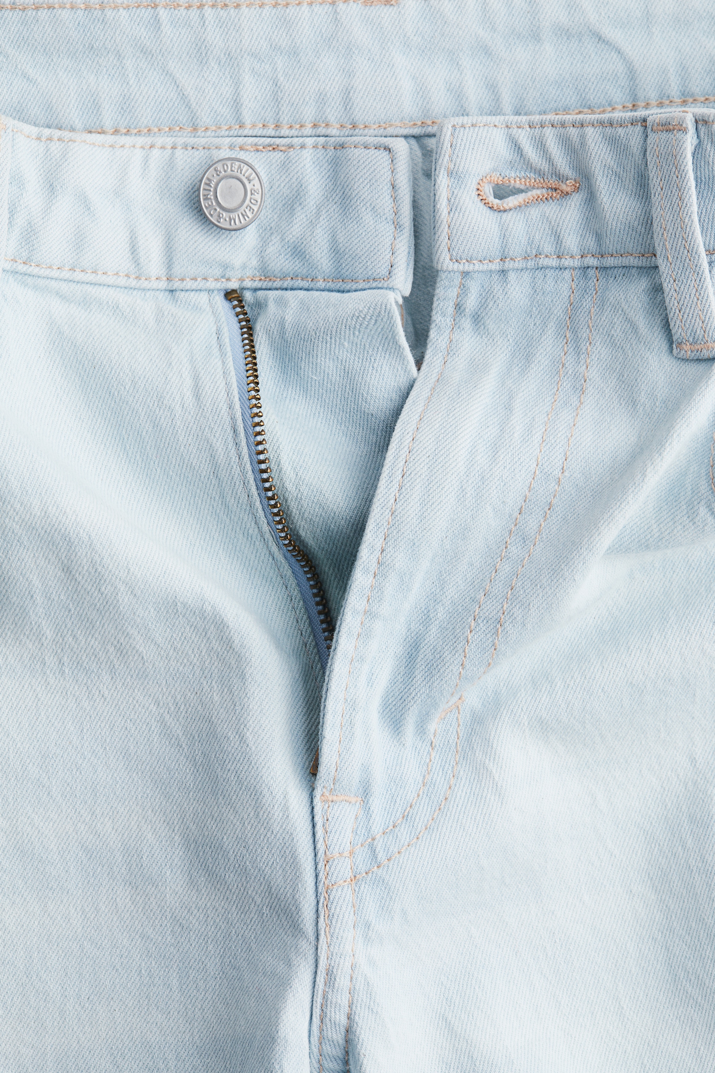 Wide High Cropped Jeans