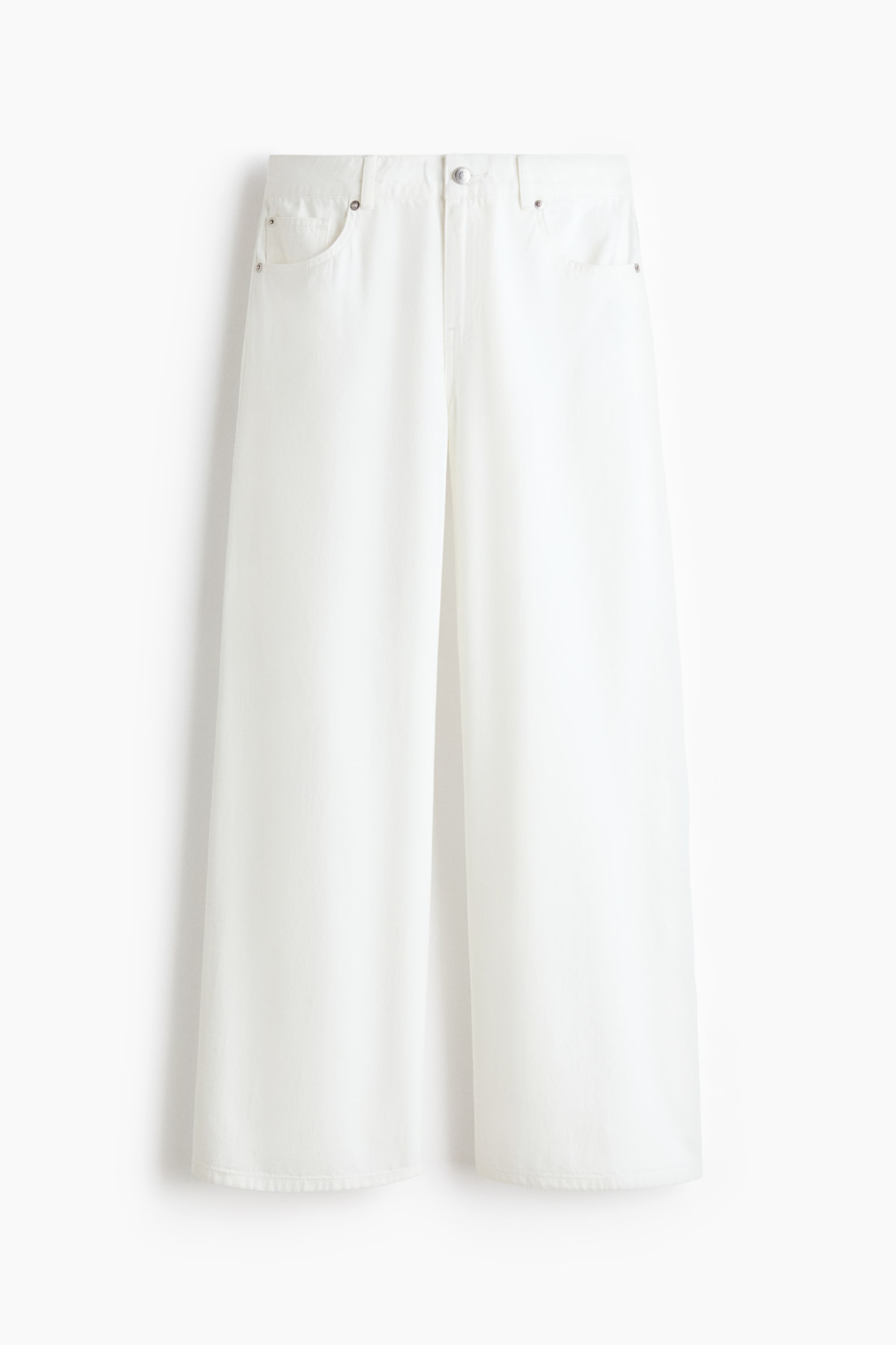 Wide Regular Waist Jeans - Crema/Blu denim/Grigio/Blu denim chiaro/Blu denim scuro - 2