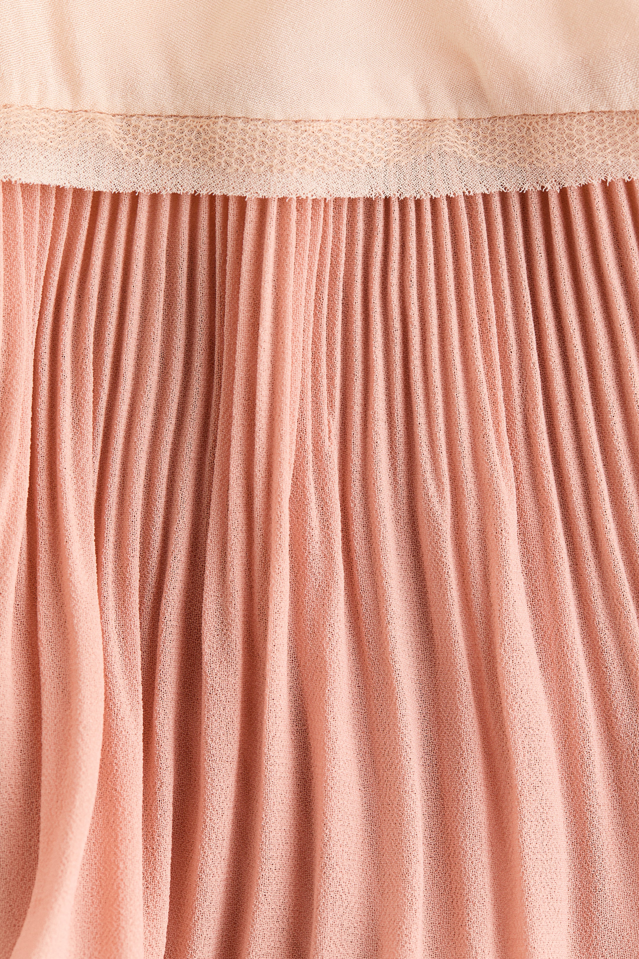 Lace-Trimmed Slip Dress