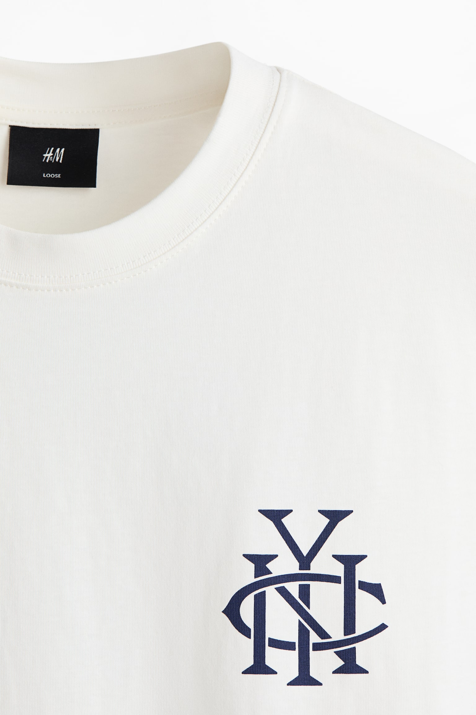 T-shirt com estampado Loose Fit - Branco/New York City/Azul escuro/New York City/Preto/Golden sunset/Bege/Run wild - 3