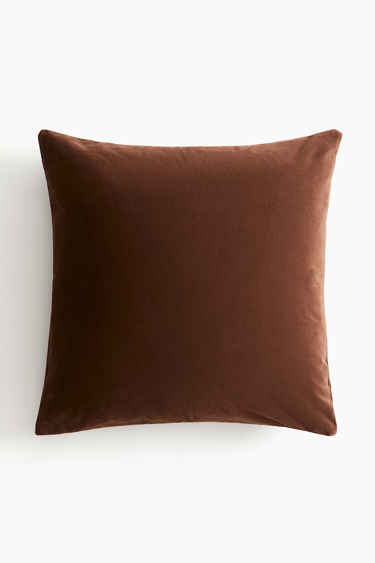 Housse de coussin en velours