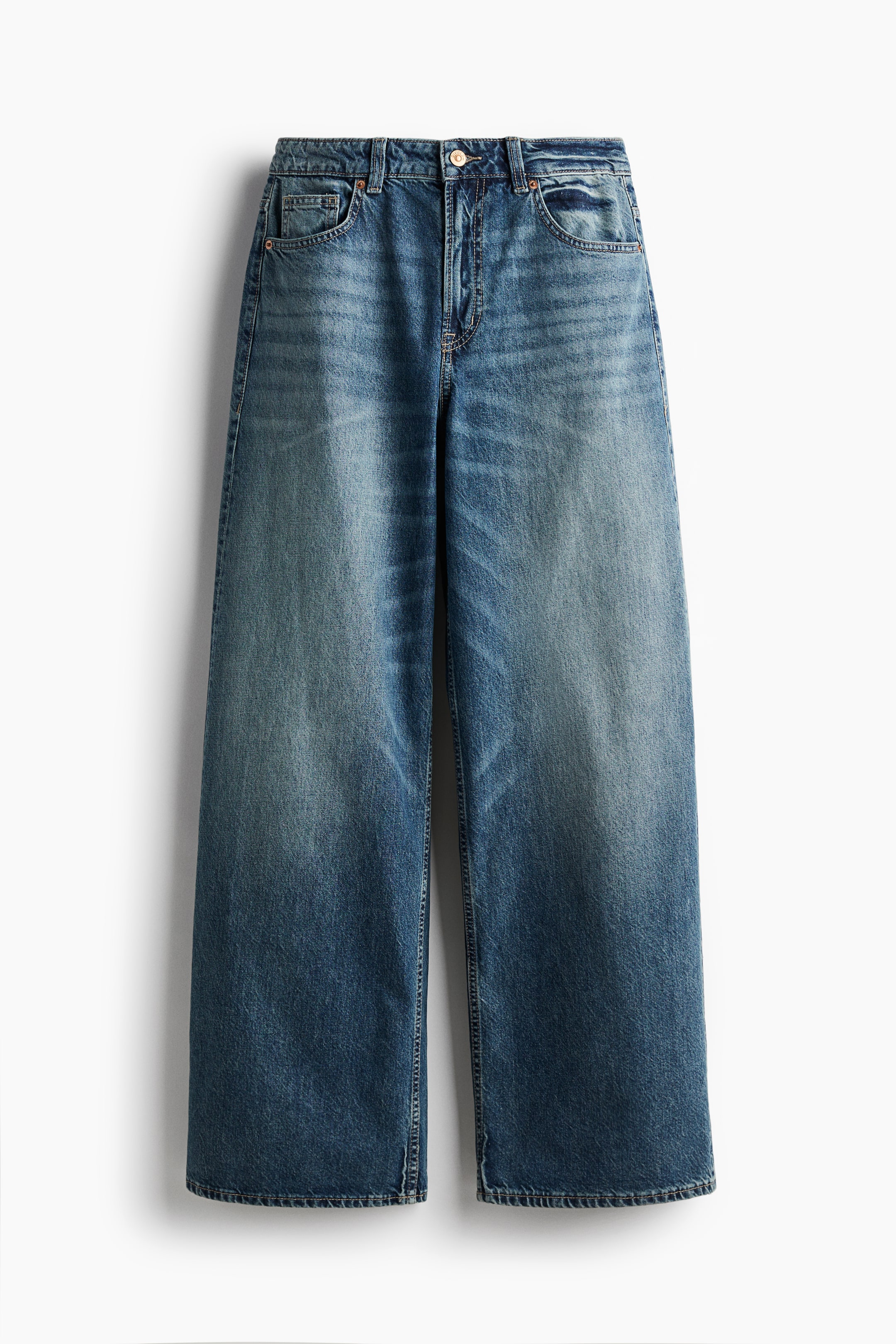 Baggy Regular Jeans - Denim blue - Ladies | H&M GB 5