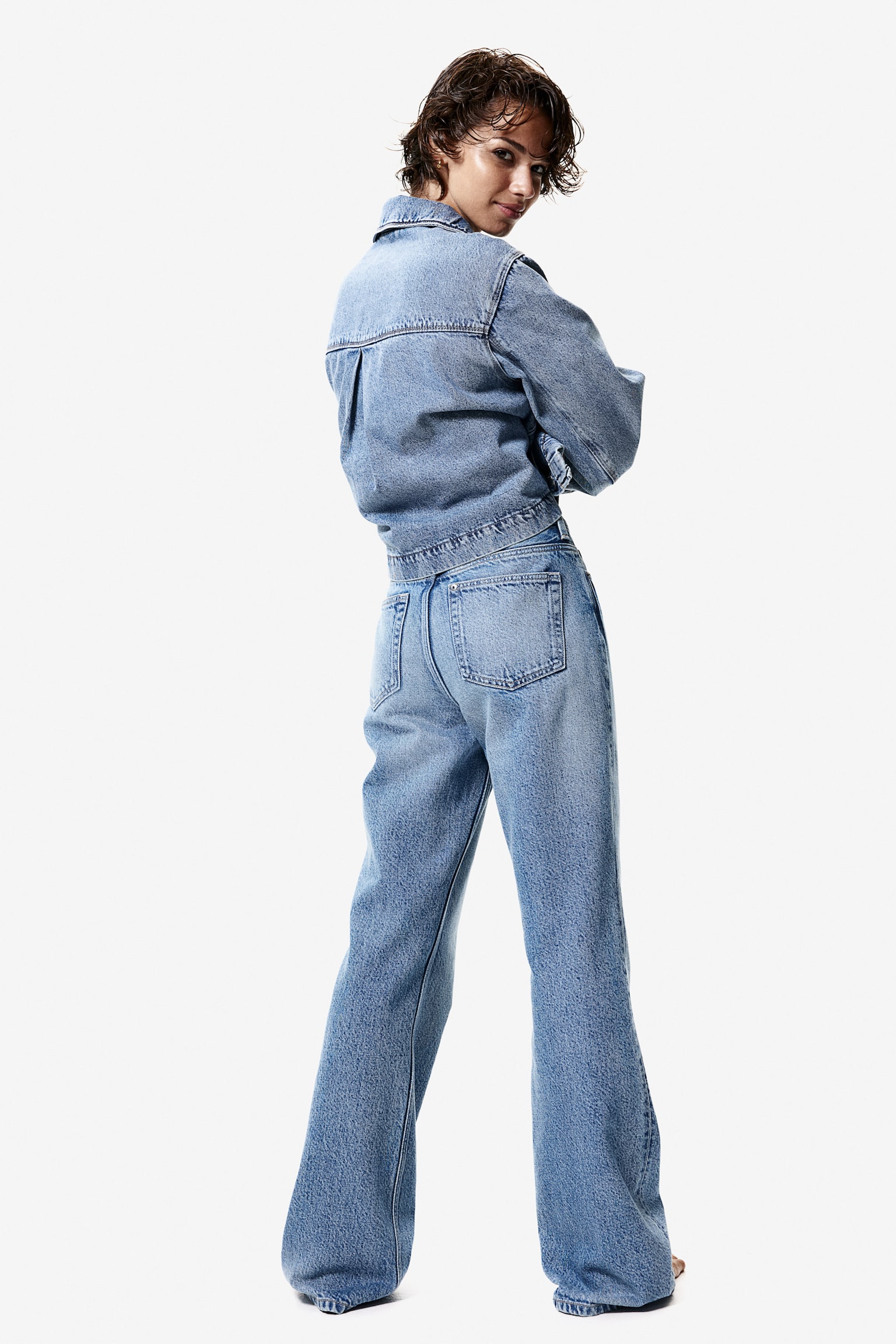 Baggy Bootcut Regular Jeans - Light denim blue/Dark grey/Black/Denim blue - 9