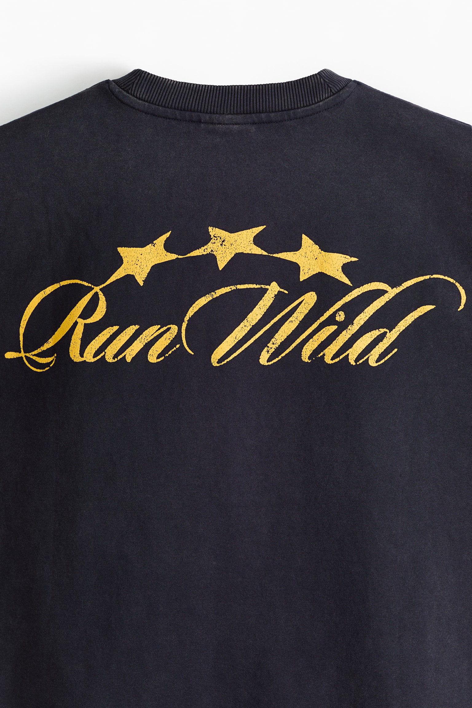 加大碼方形剪裁T恤 - 深藍色/Run Wild/黑色/Golden Sunset/深灰色/Soho Nyc/亮紅色/Sunset/深咖啡色/Reality Bites/灰色/黃色/California - 2