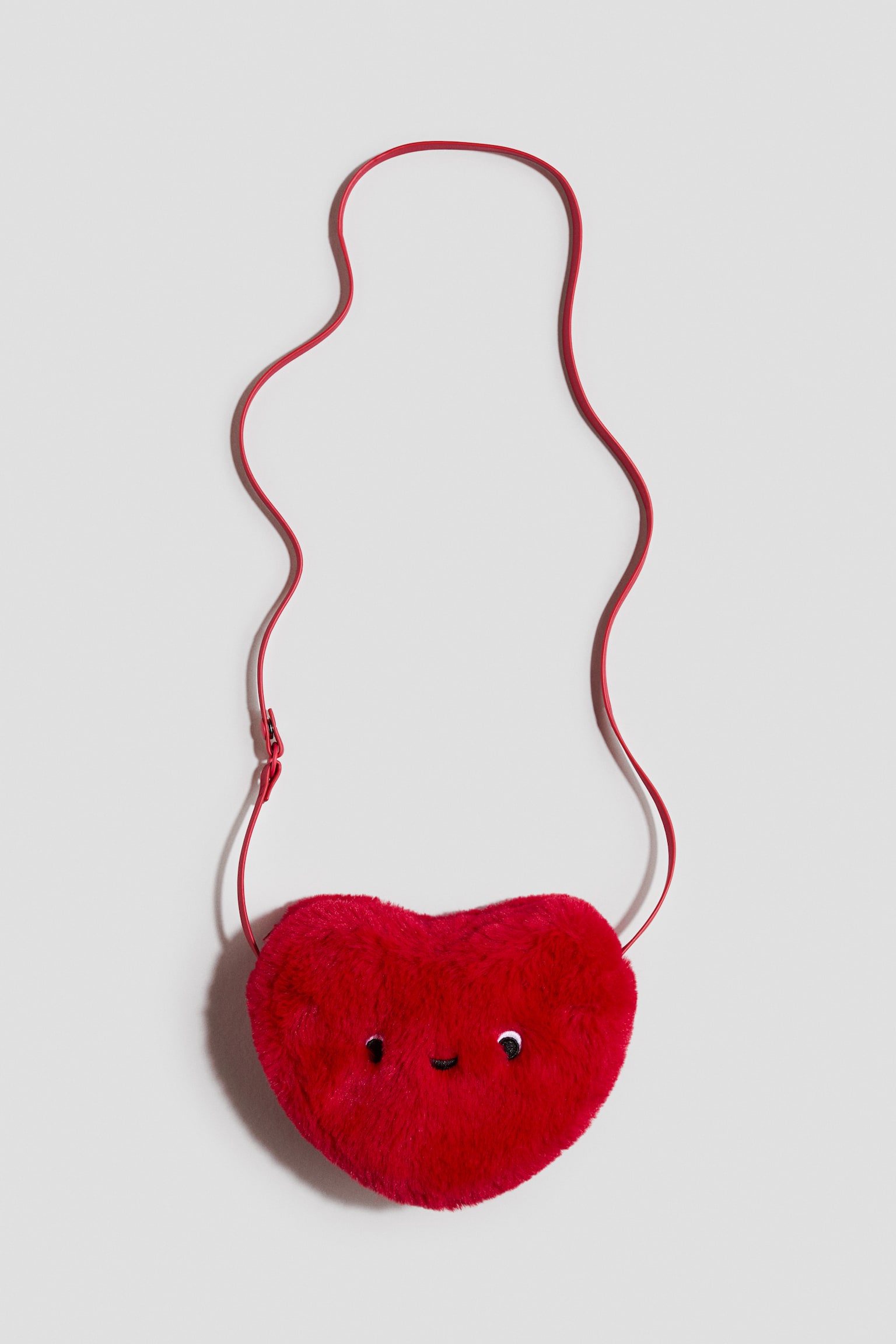 Heart-shaped crossbody bag - Red - 1
