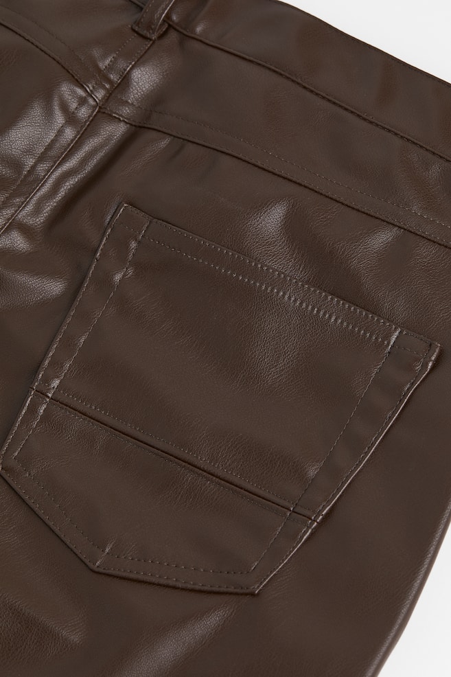 Slim Fit Trousers - Dark brown - 2