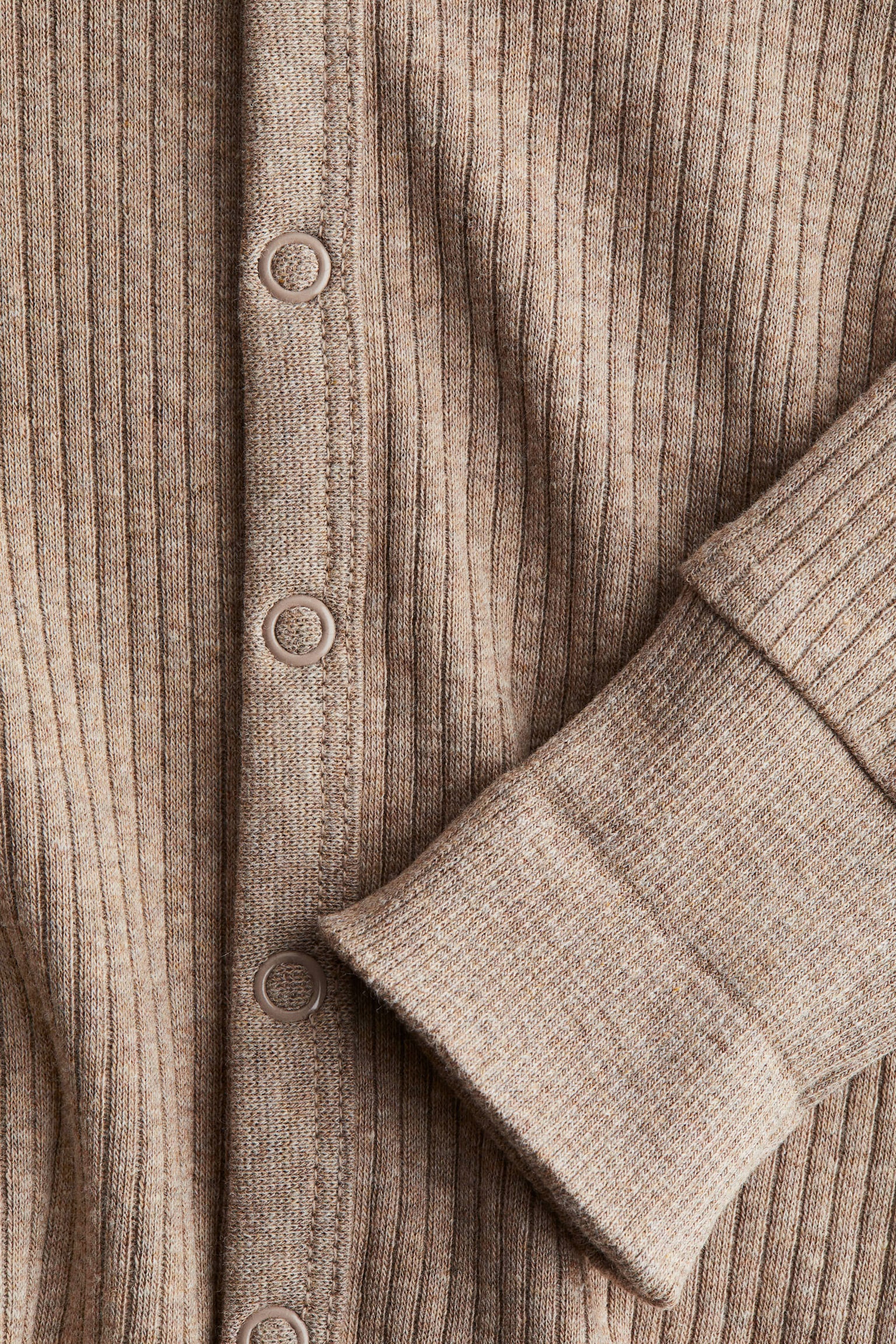 Детский комбинезон H&M Adjustable-fit, цвет: Бежевый меланжевый — фото 6