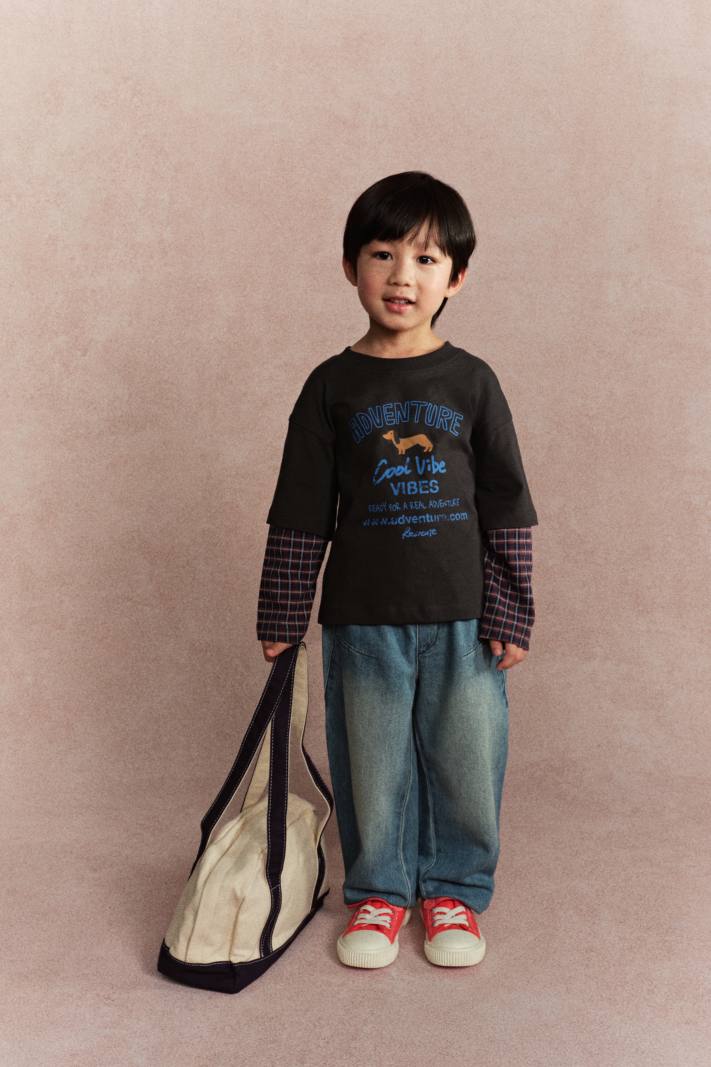 Jersey Shirt - Dark gray/dog/Gray melange/dinosaurs