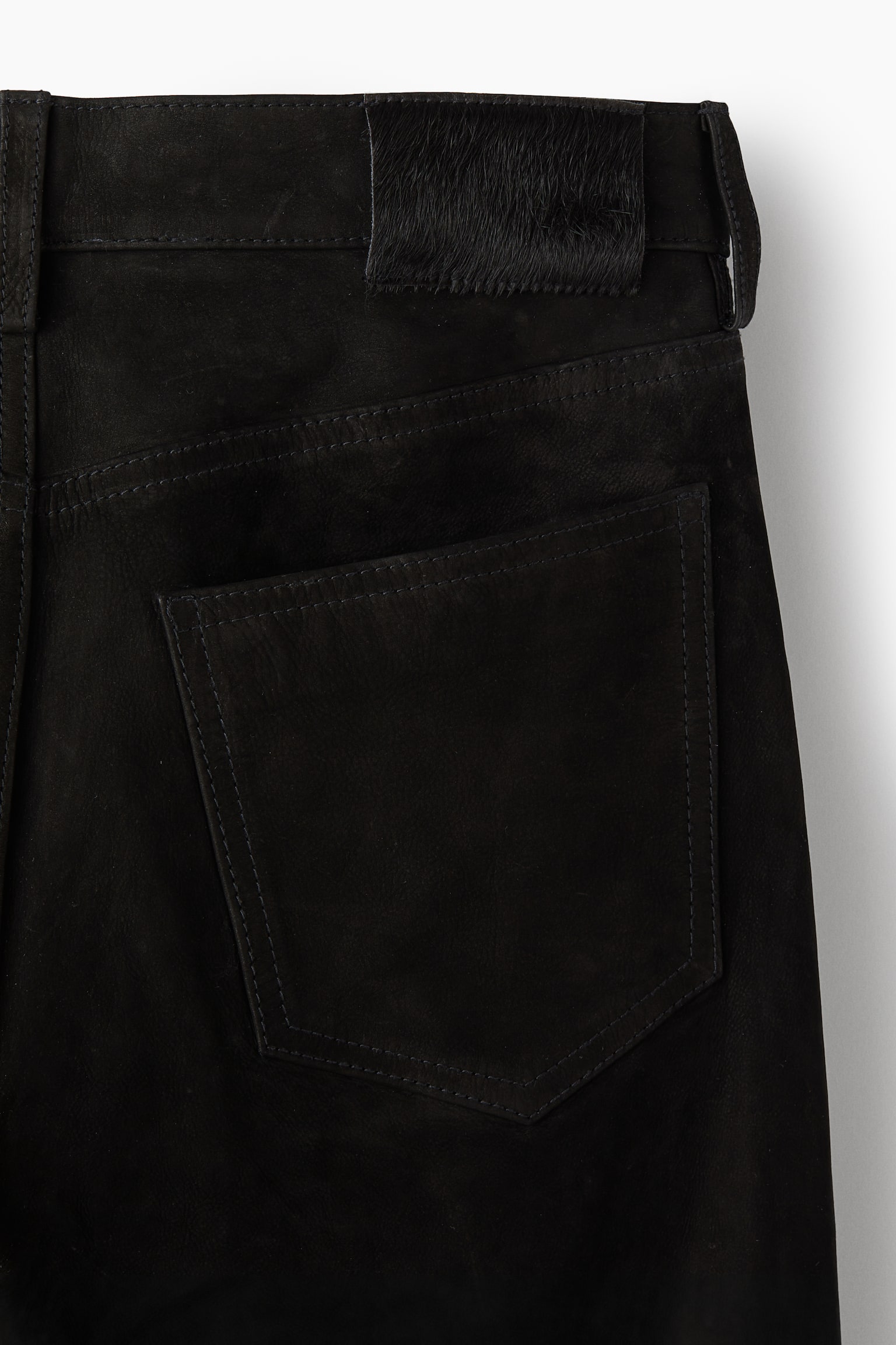 Nubuck trousers - Black - 6