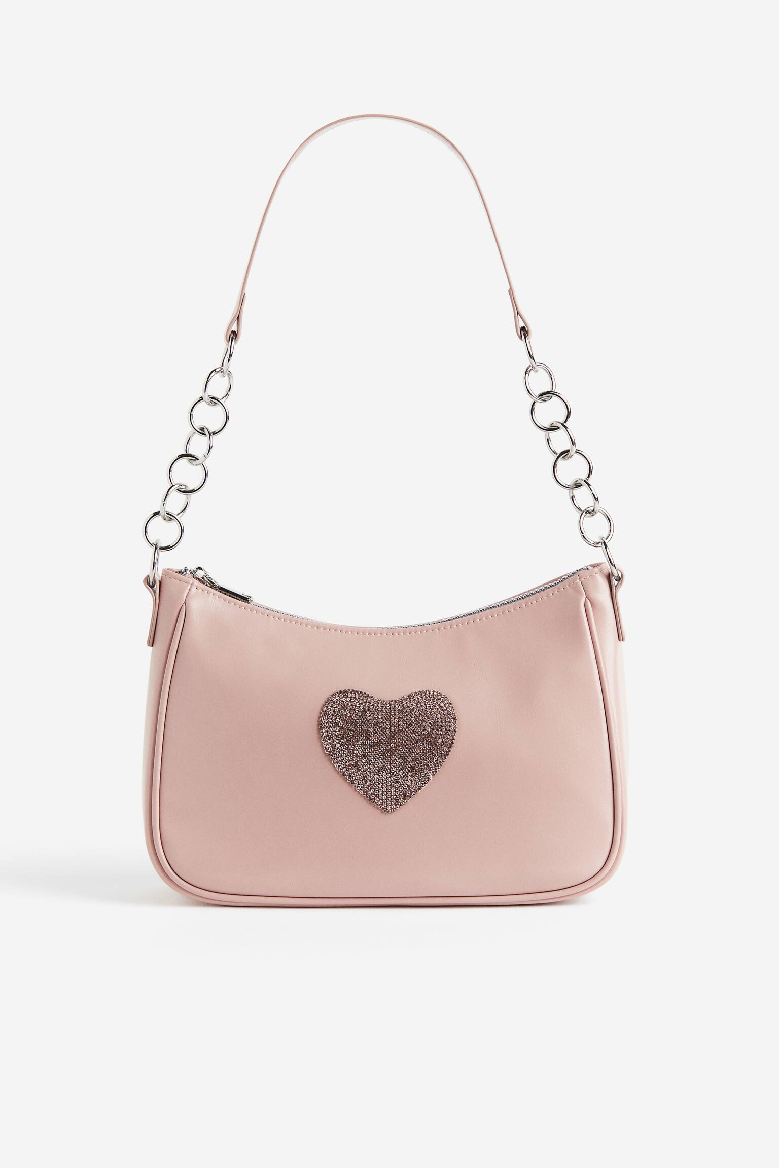 Túi xách - Màu hồng nhạt/Trái tim - 1