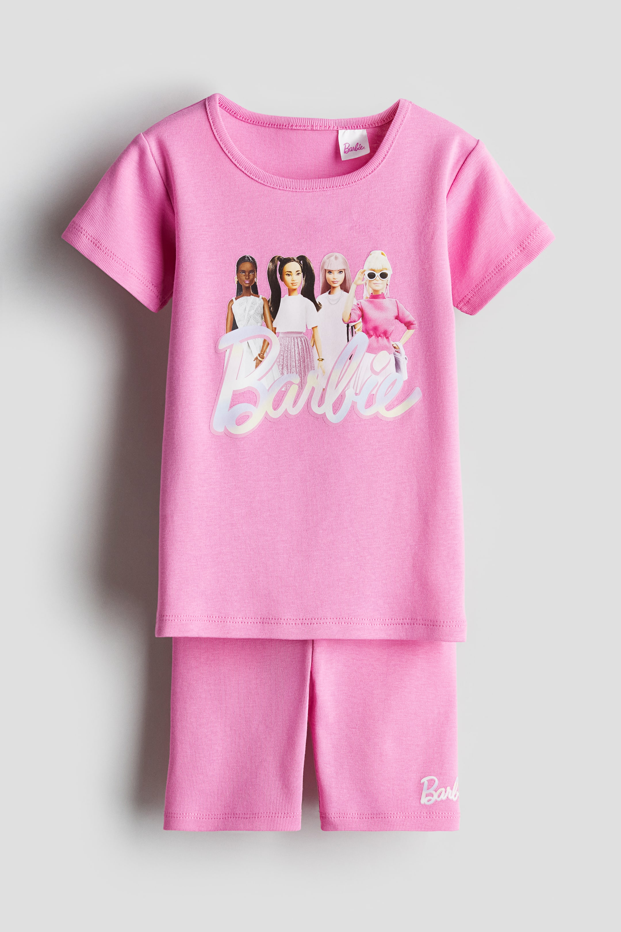 Snug Fit Printed Jersey Pajamas