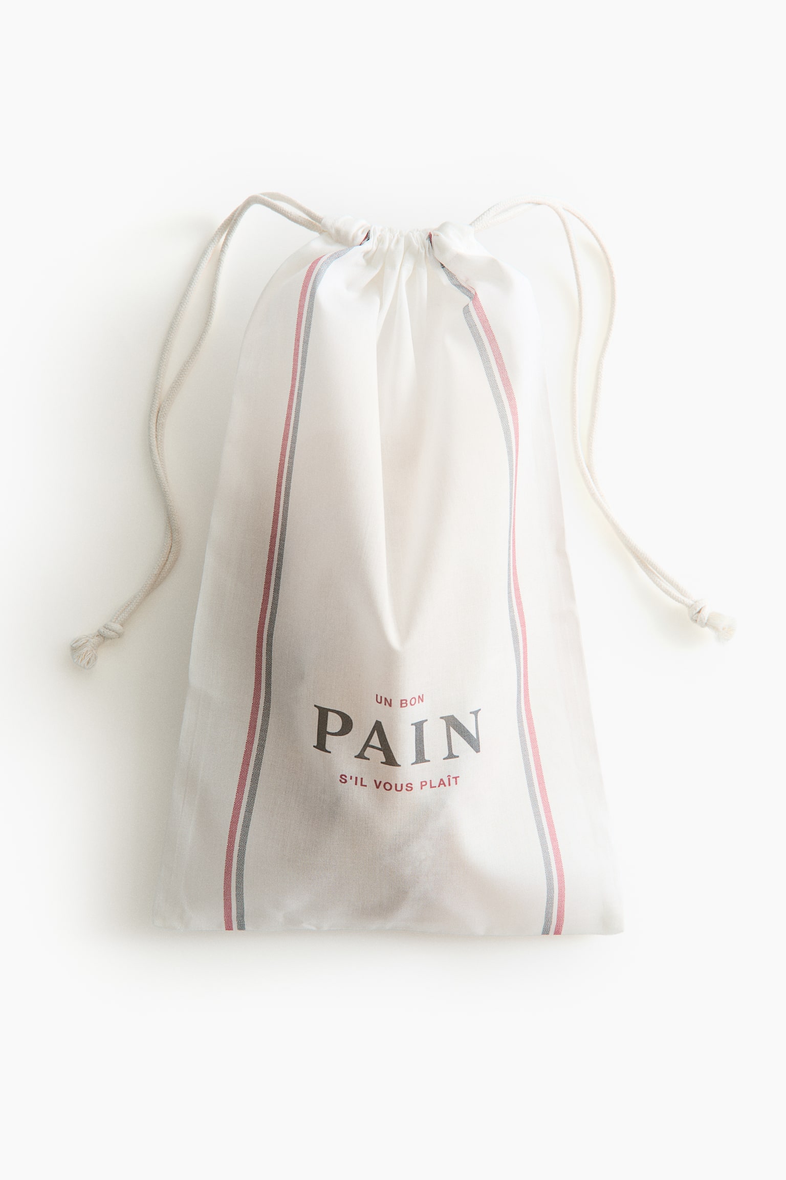 Print-motif bread bag - Cream/Pain