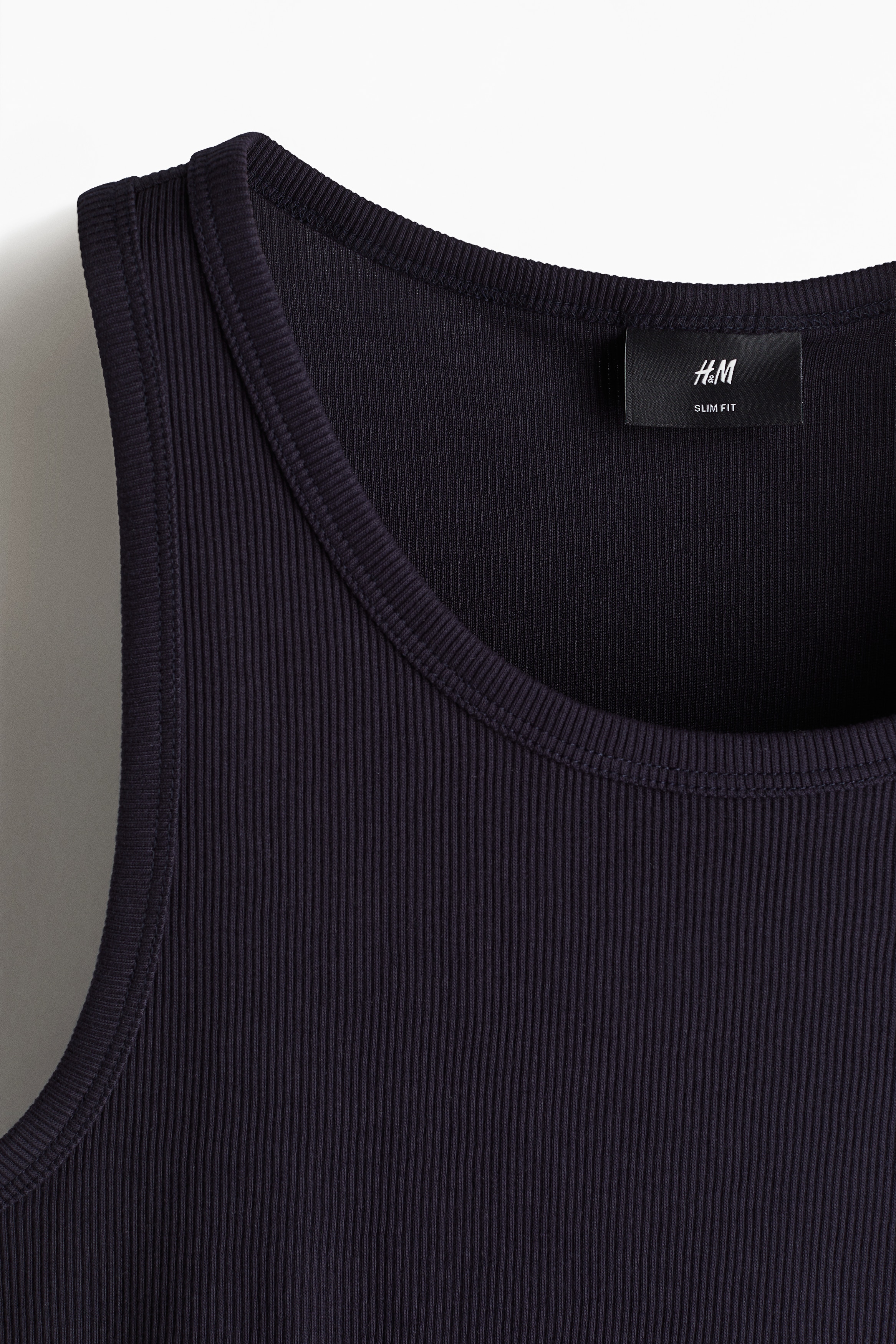 Slim Fit Ribbed vest top