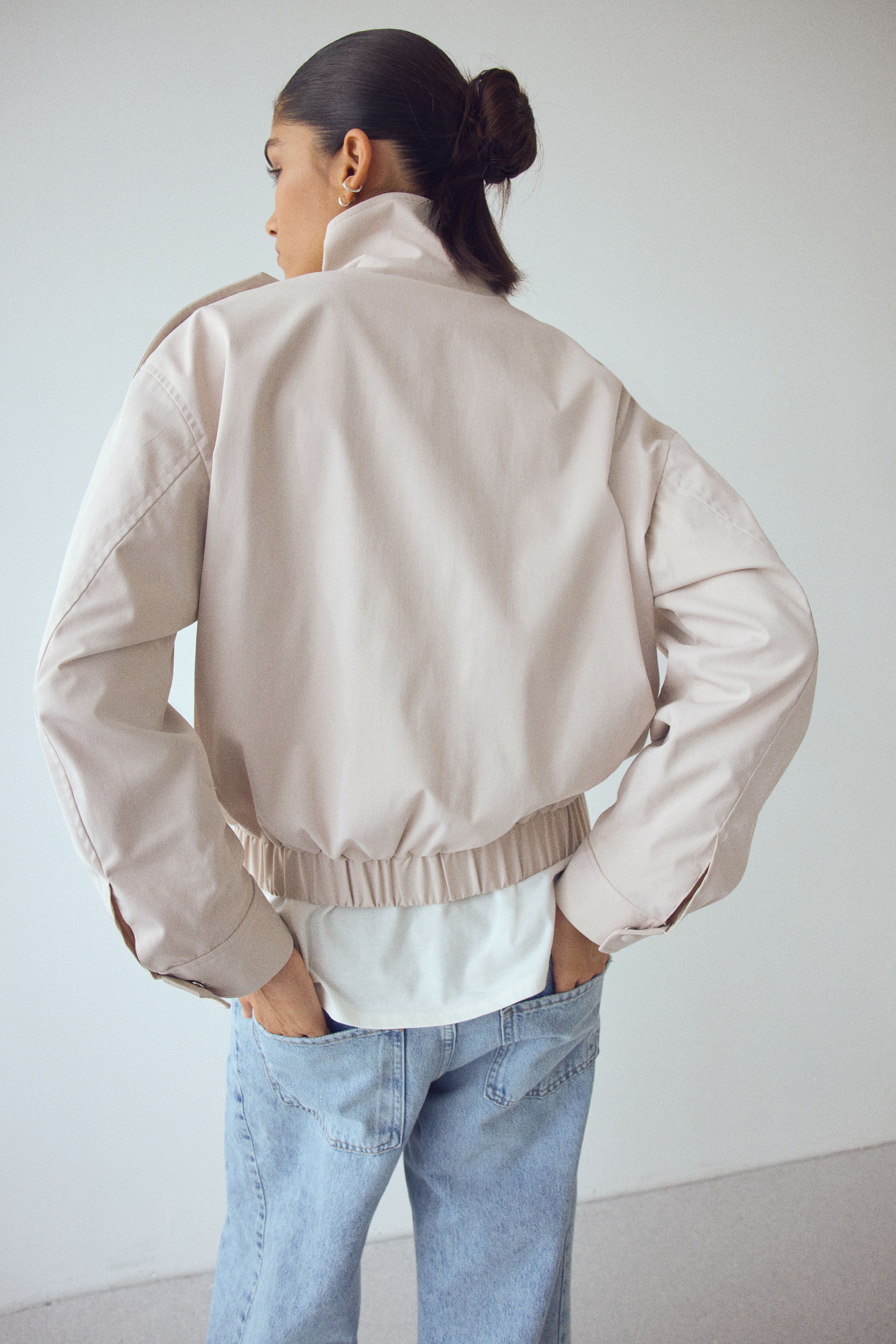 Veste grande taille avec ceinture