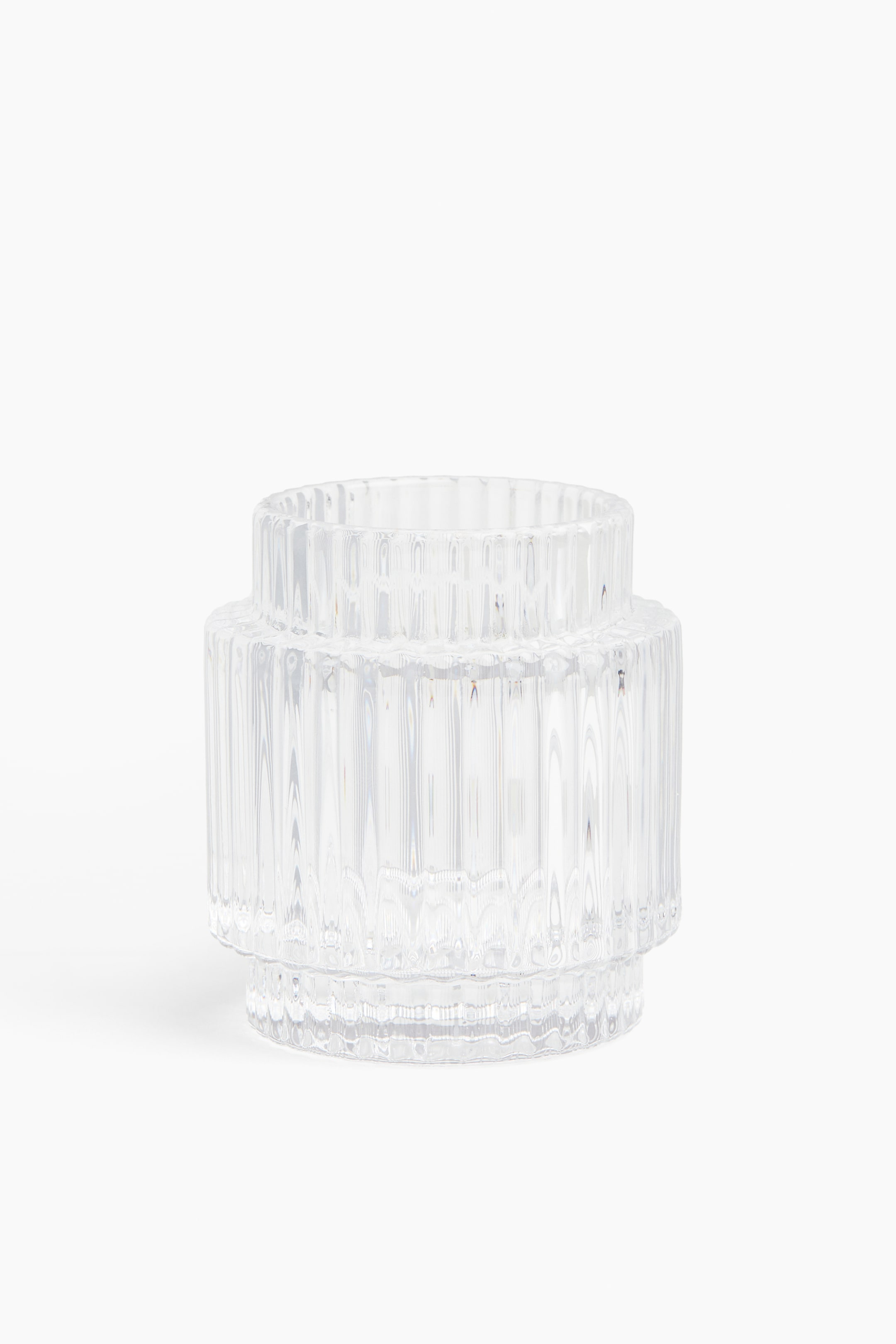 Glass Candle Holder