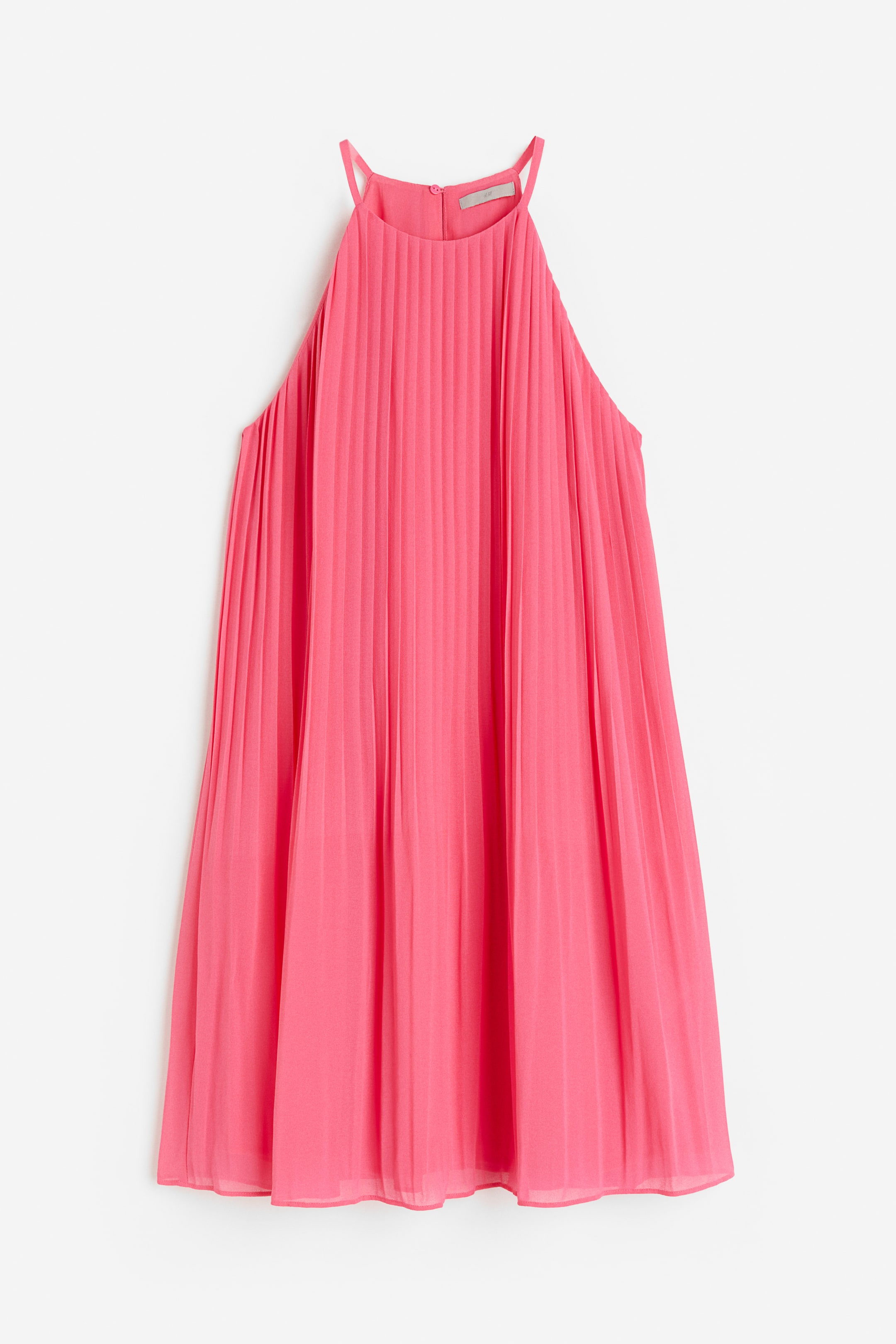 Pleated Chiffon Dress