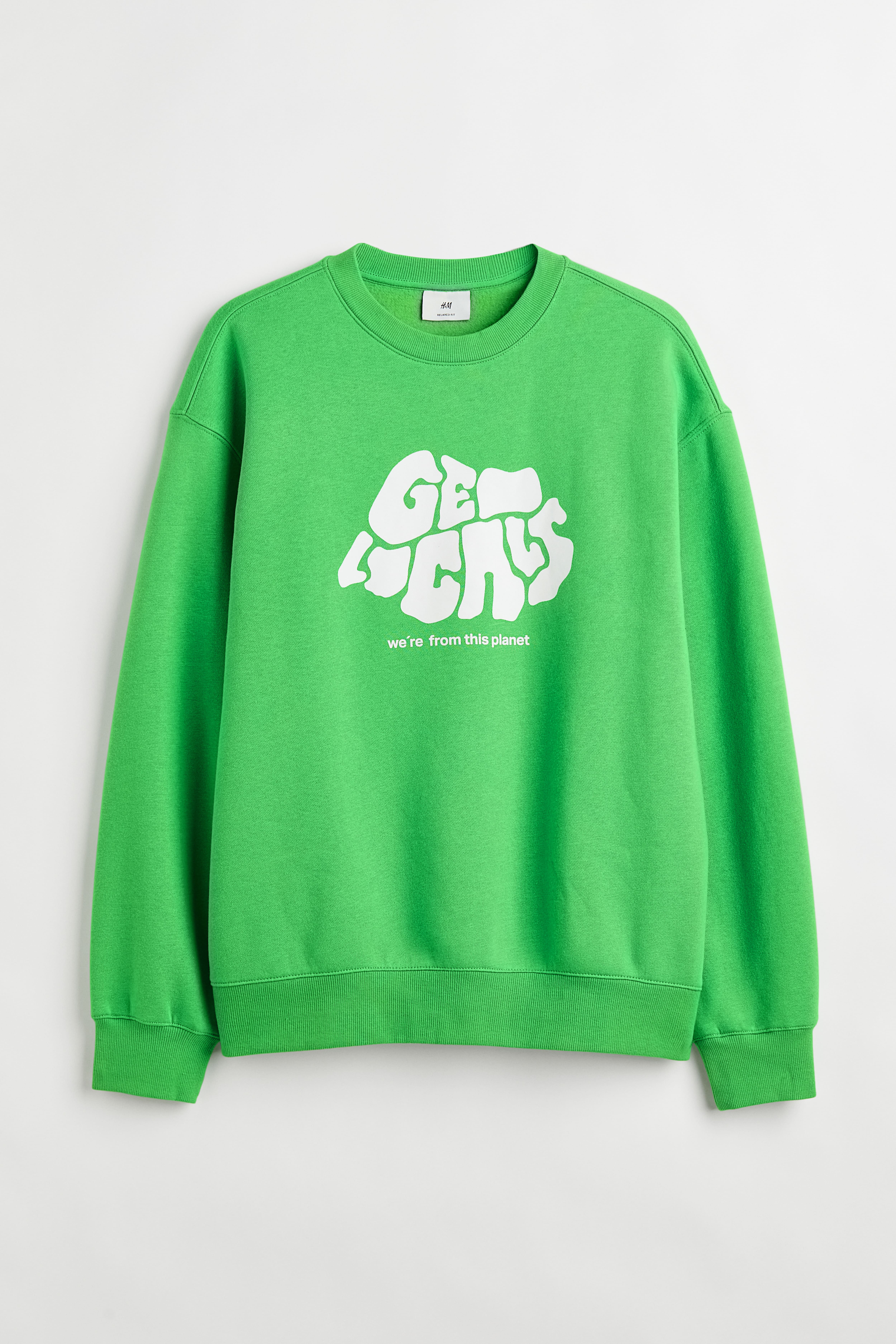 GREEN うまし AWW magazine SWEATSHIRT