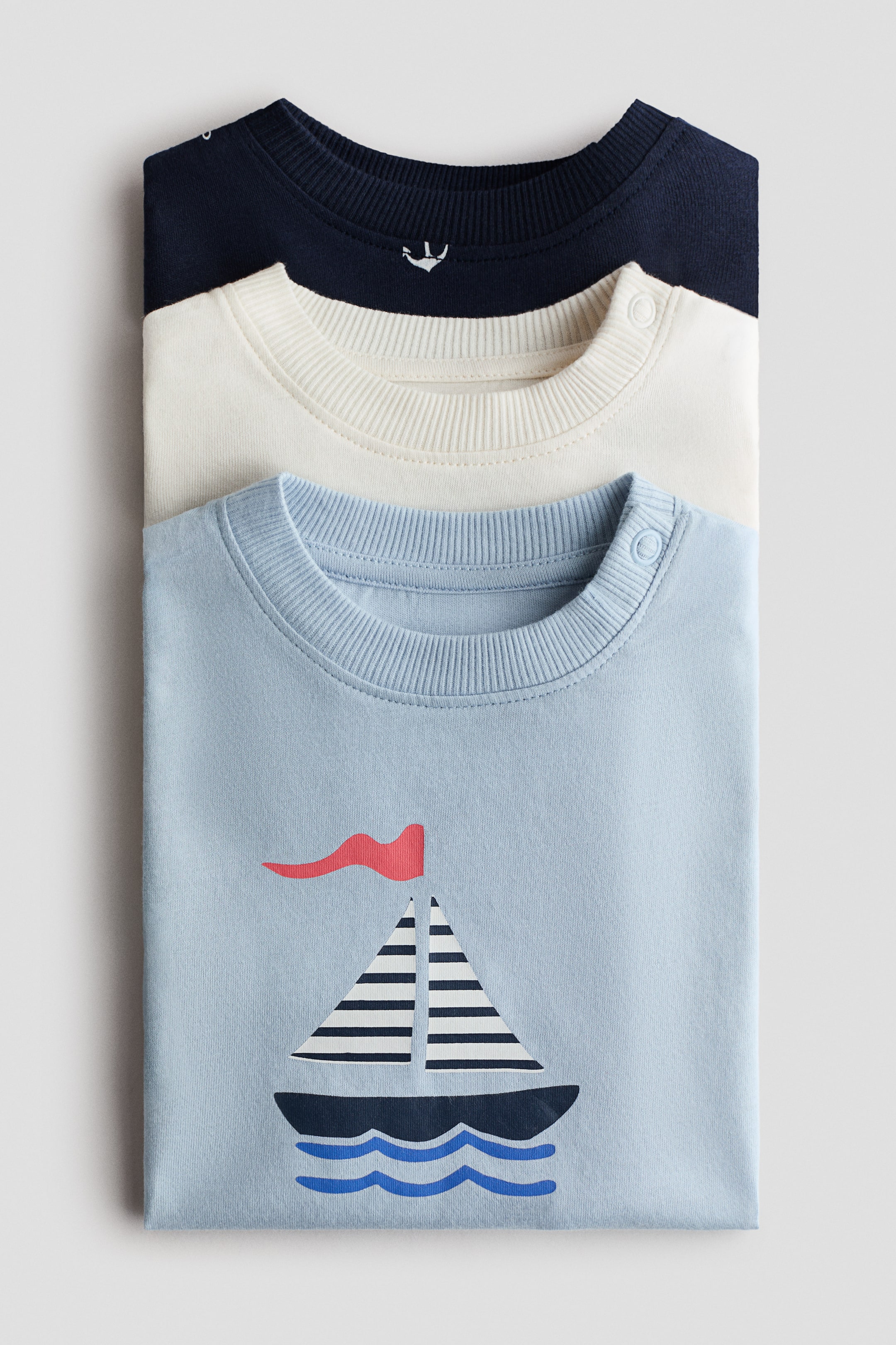 Lot de 3 T-shirts en coton