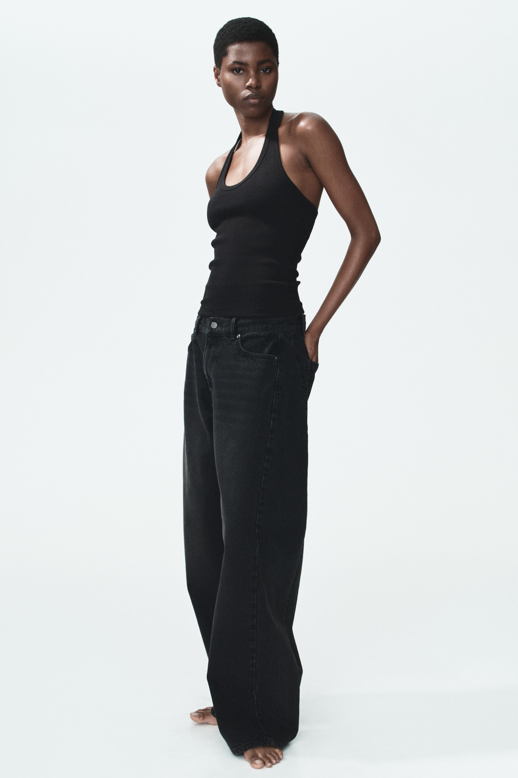 Cotton Halterneck Top