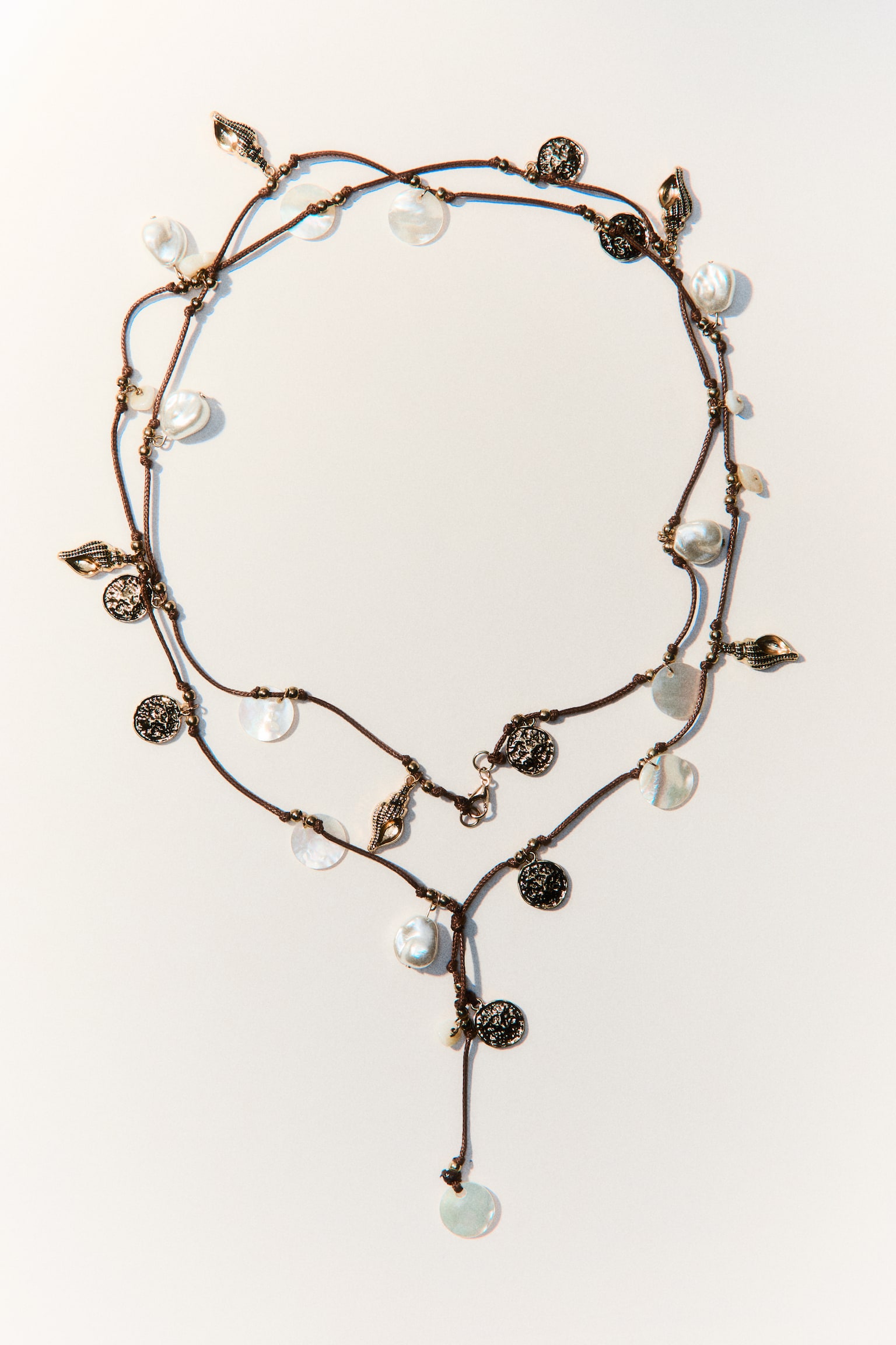 Charm waist chain - Brown/Gold-coloured - 1