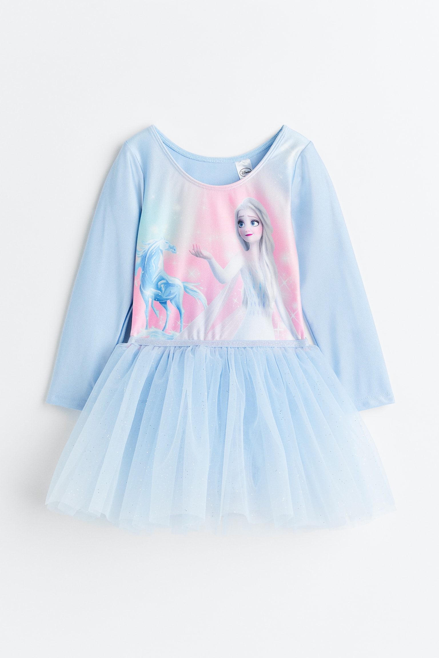 Tulle Skirt Dance Dress - Light blue/Frozen - 1