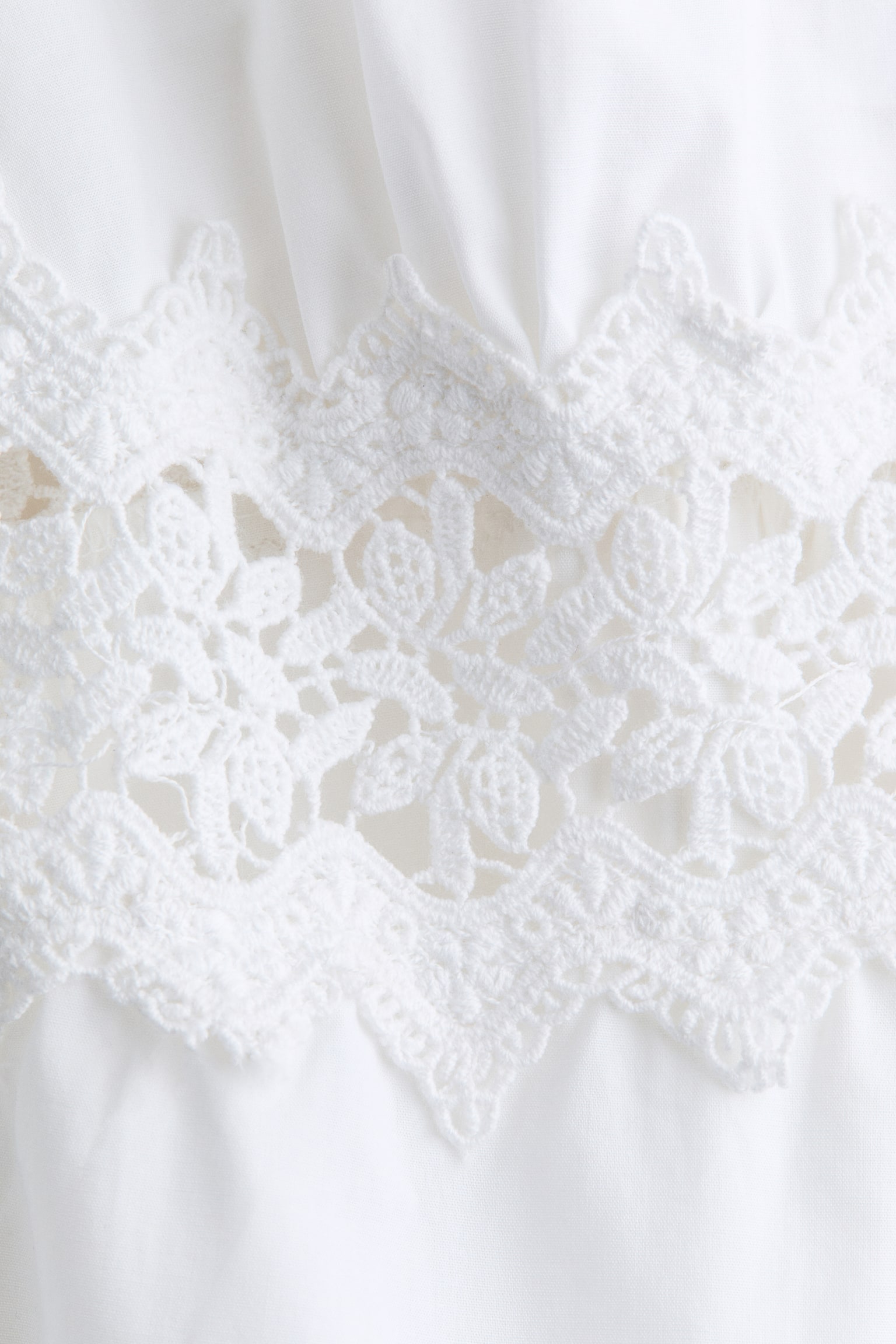 MAMA Lace-detail cotton playsuit - 2