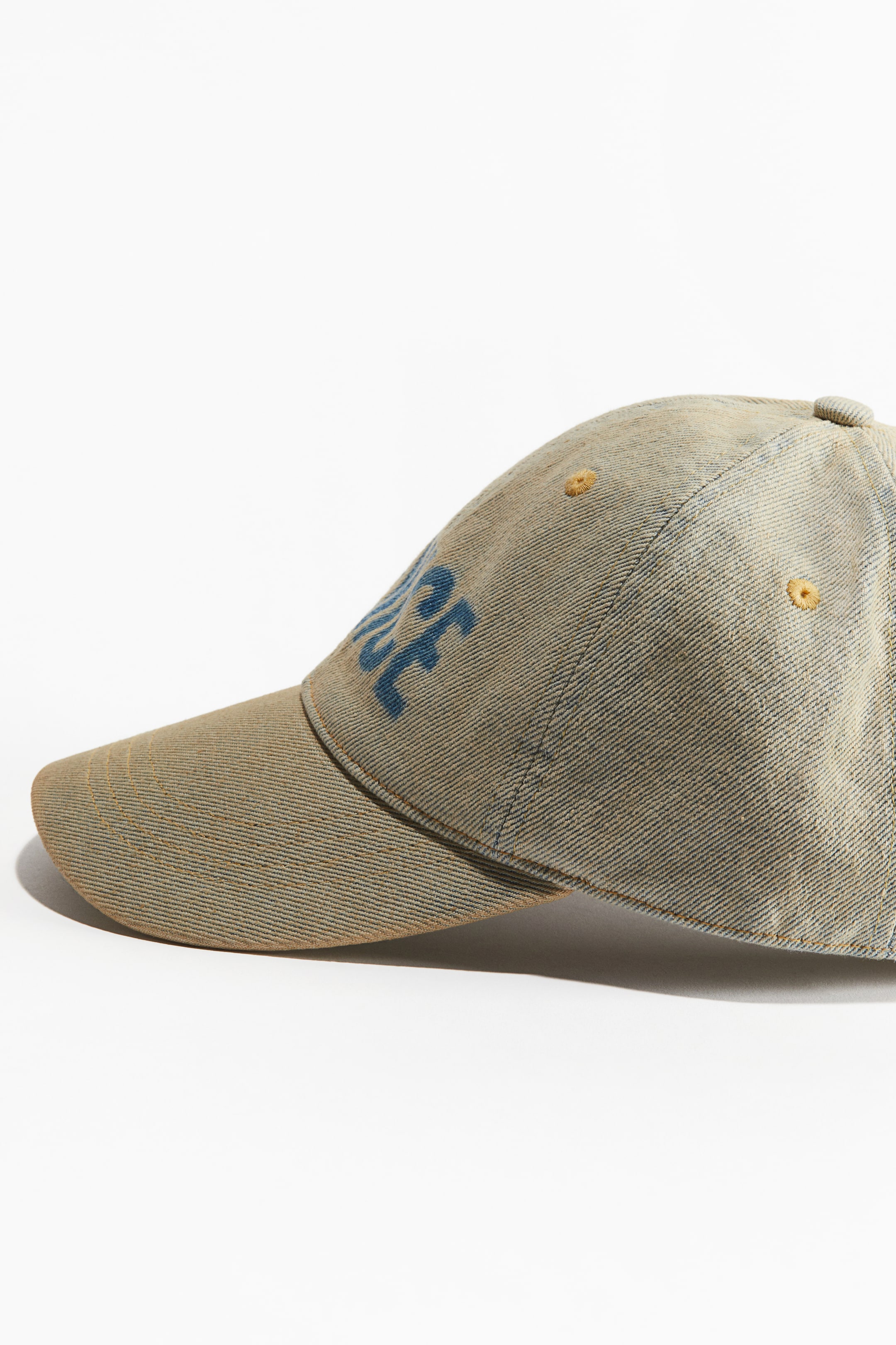 Cap with Heavily Distressed Details