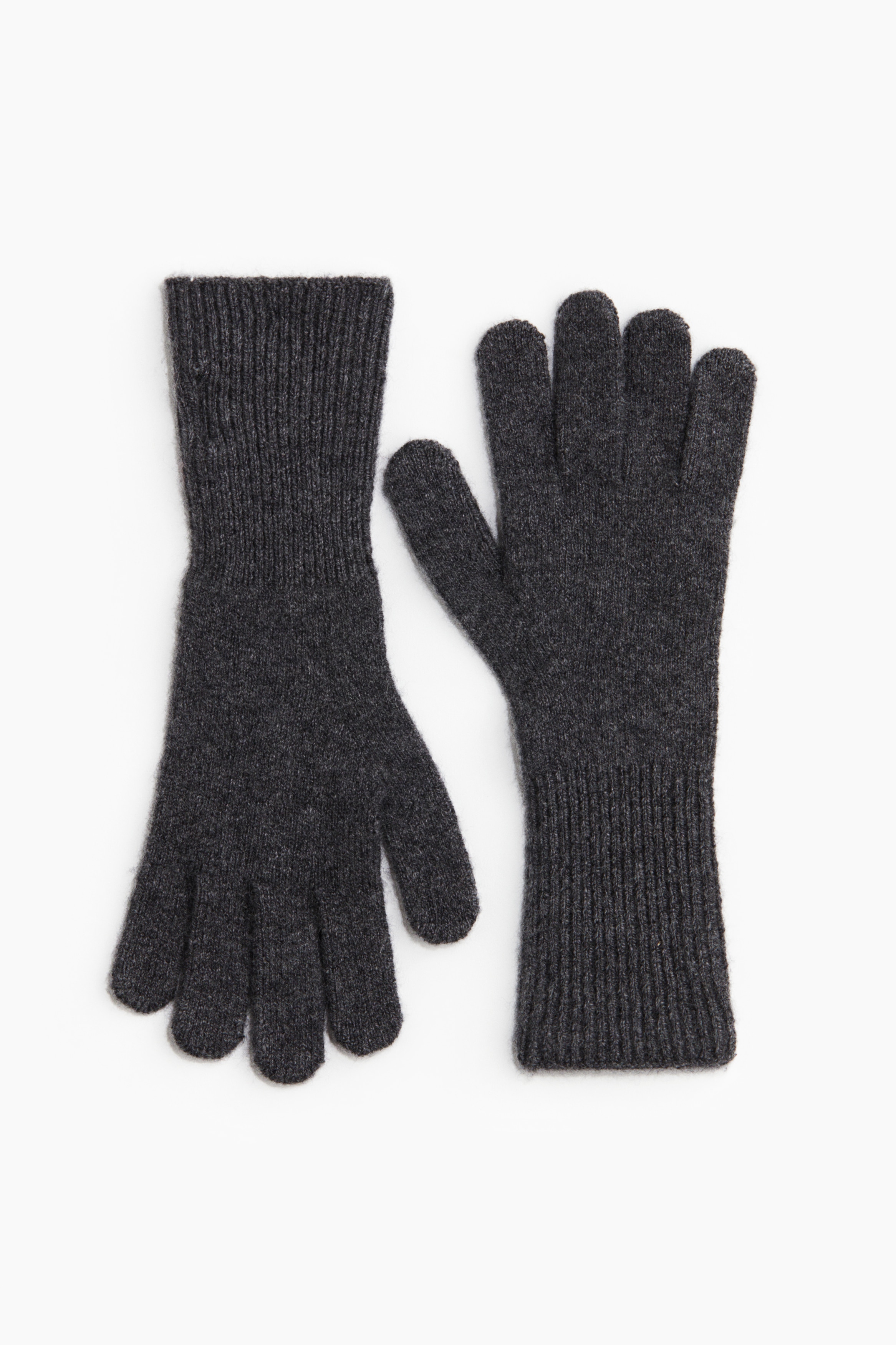 H & M - Cashmere-blend gloves - グレー H & M - Cashmere-blend gloves - グレー