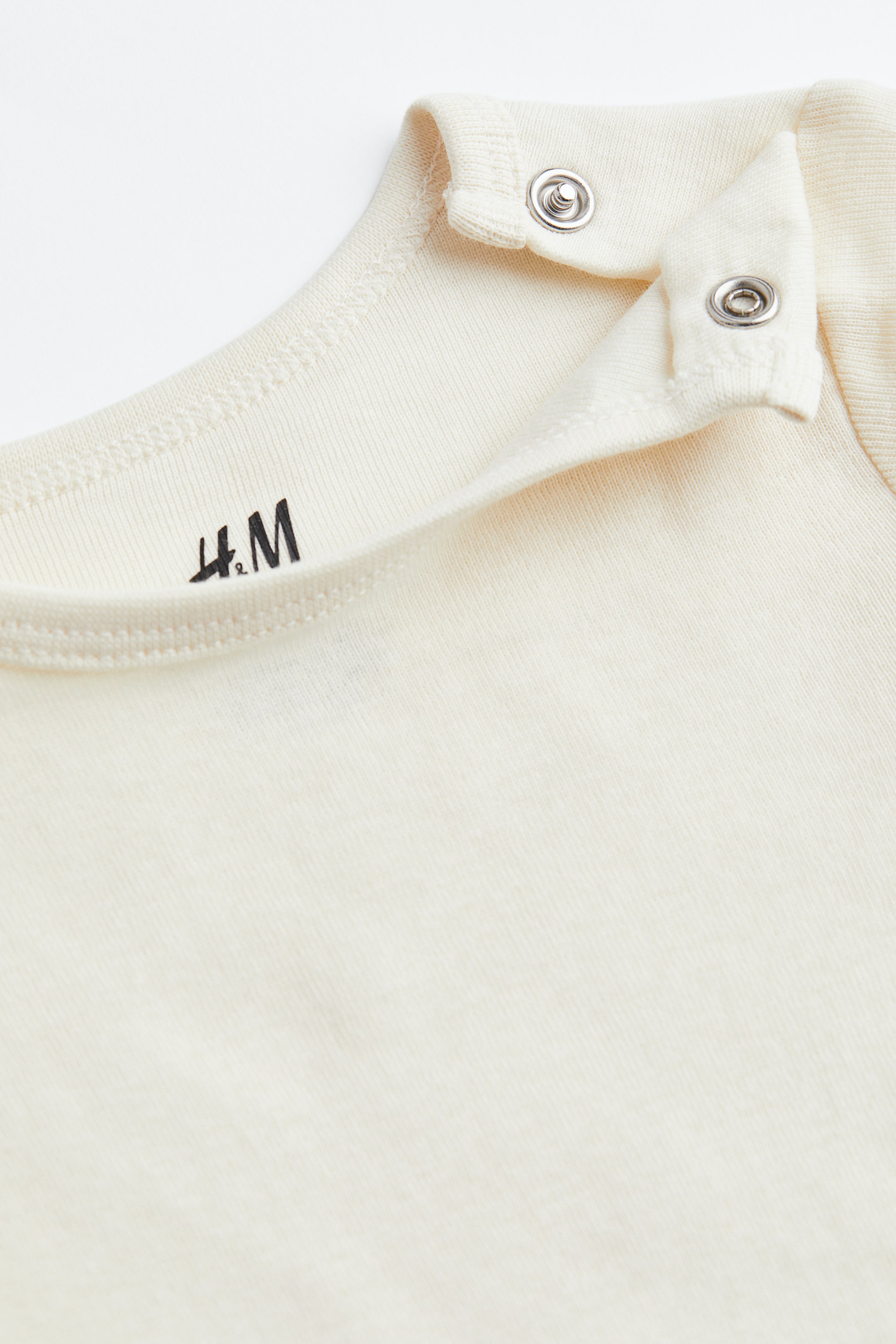 הצגת תמונה גדולה יותר: מארז 2 בגדי גוף מכותנה - סגול בהיר/לבן טבעי - Kids | H&M IL 3