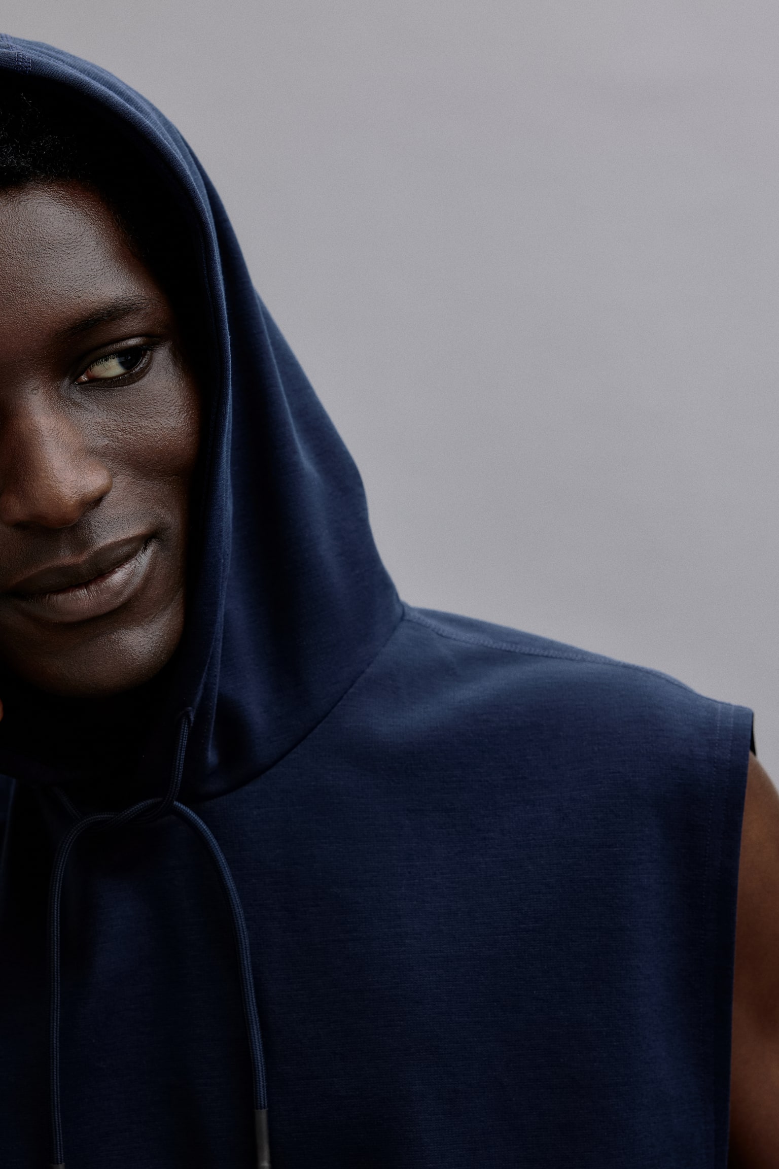 Sportowa bluza bez rękawów Regular Fit DryMove™ - Granatowy/Szary melanż/Czarny - 3