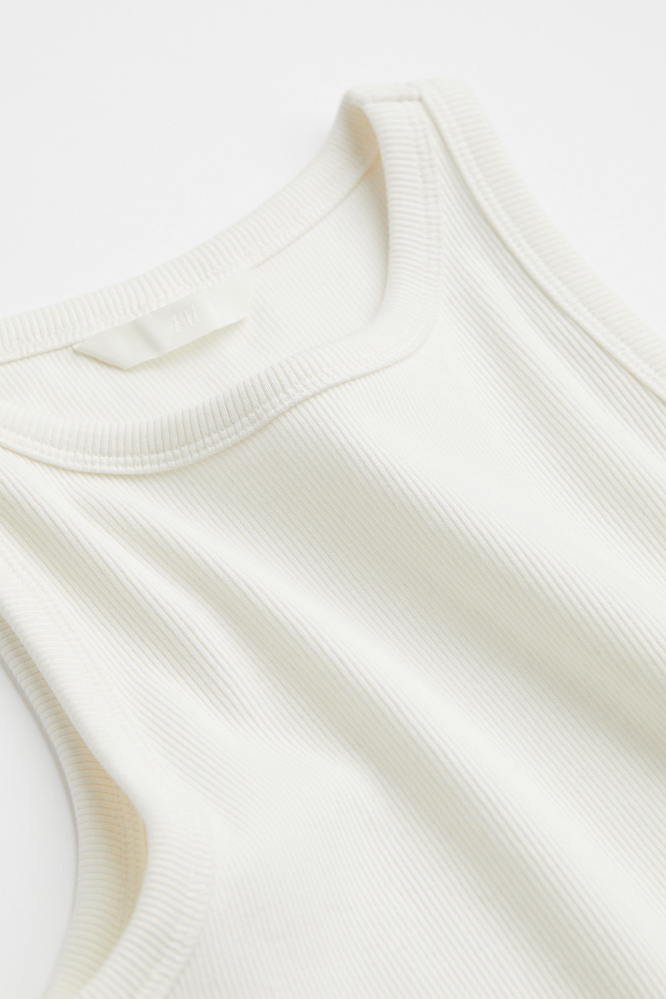 Cropped vest top