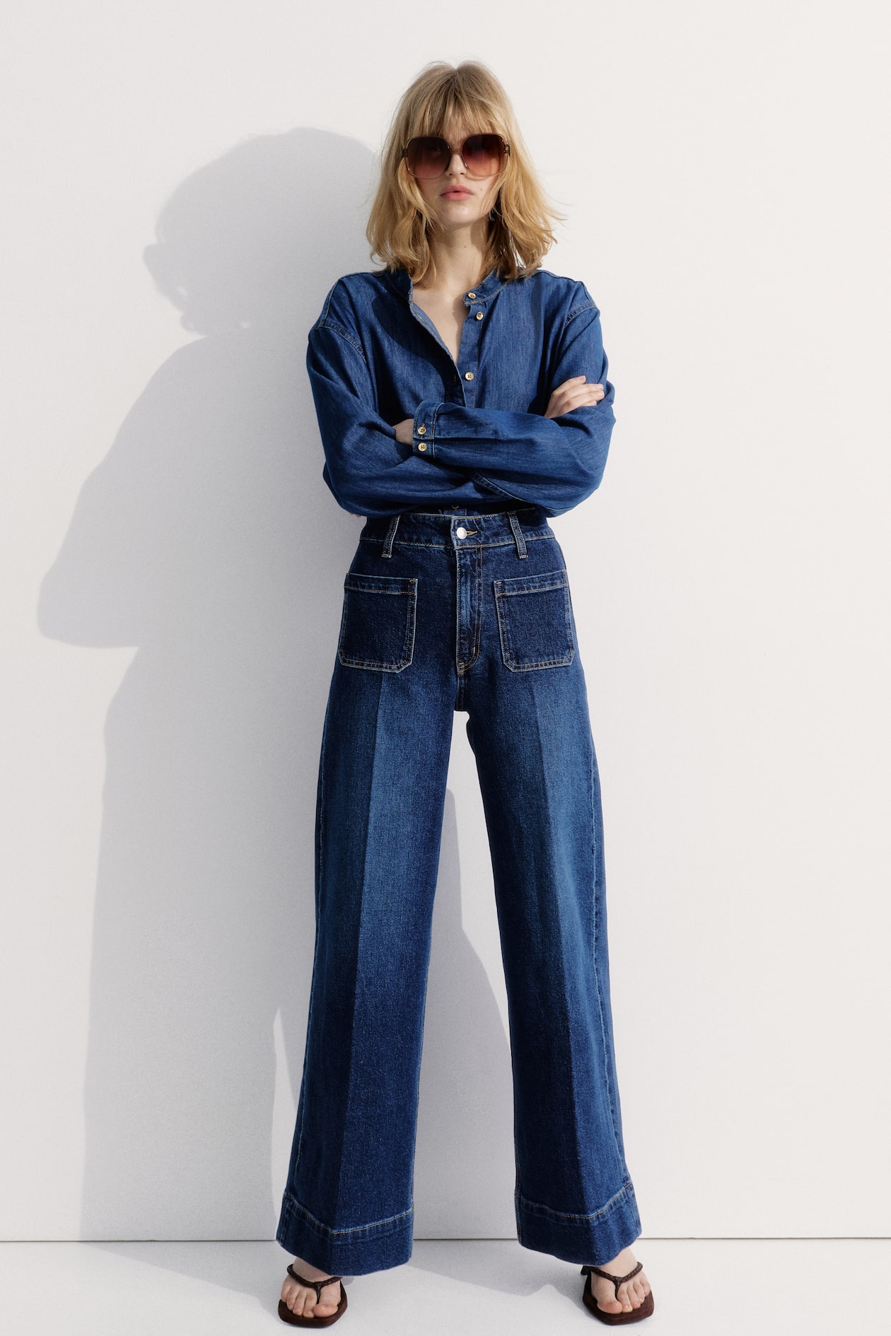 Loose-Fit Denim Shirt