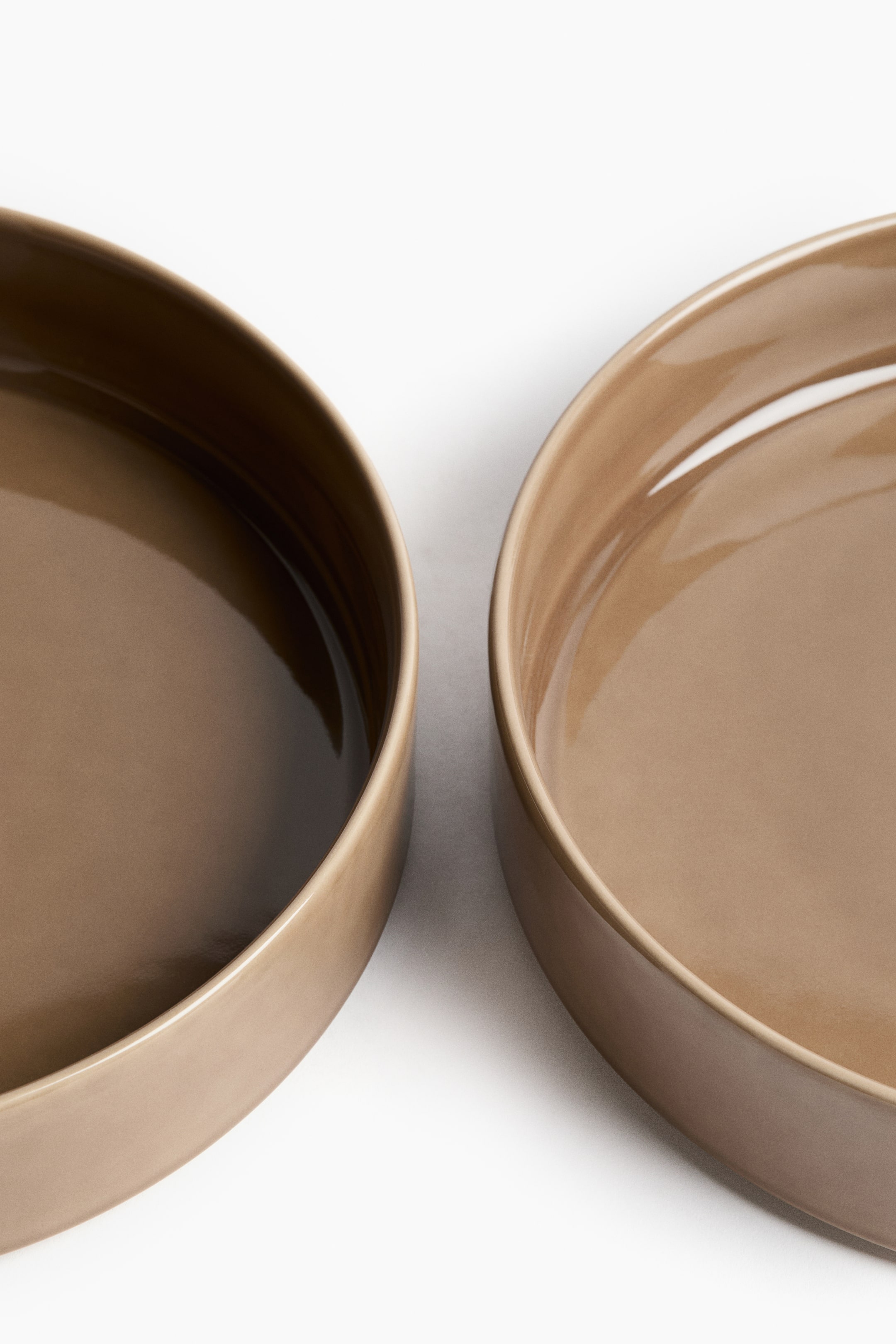 Ver imagen más grande: Pack de 2 platos hondos de gres - Marrón - HOME | H&M ES 5