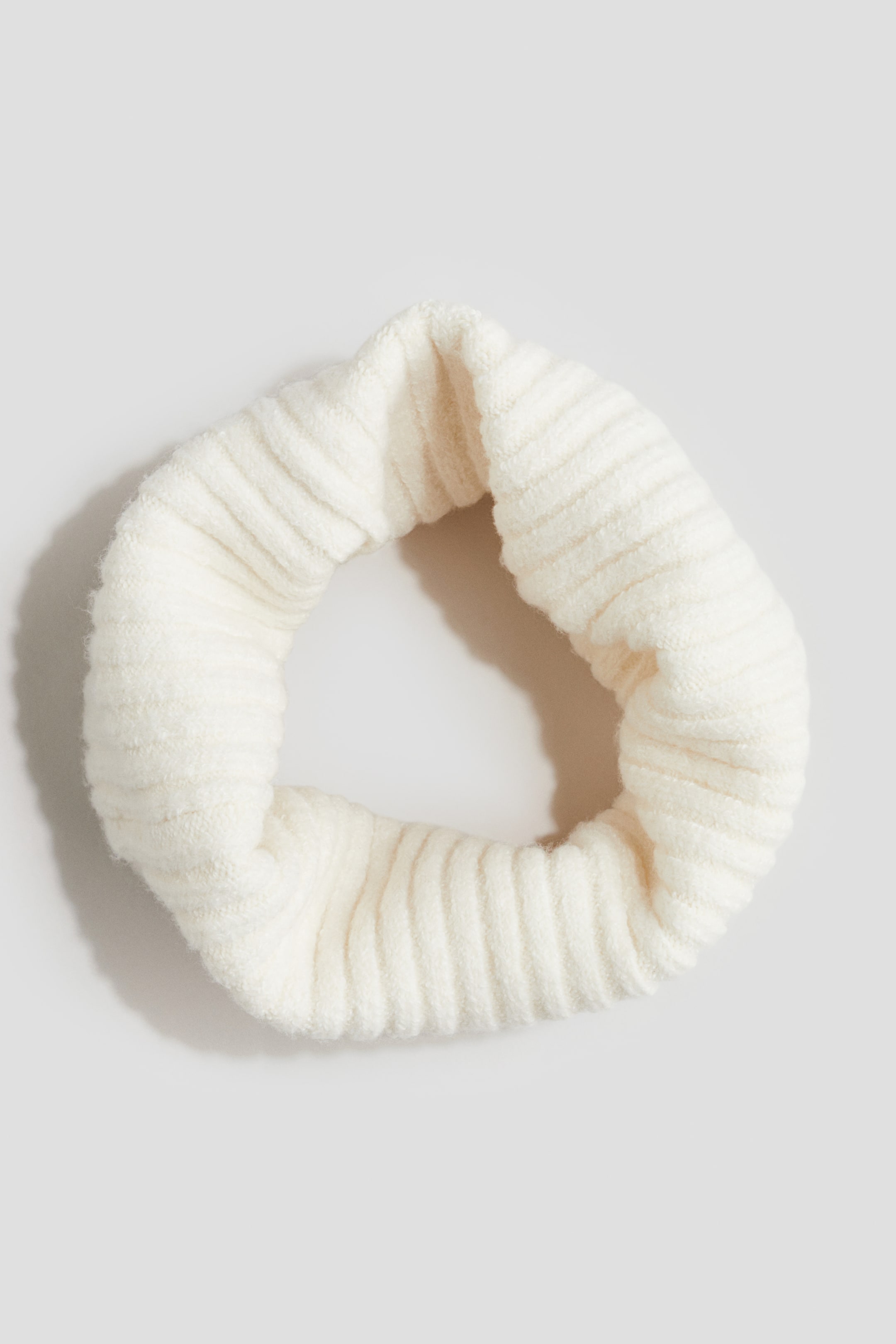 Rib-knit Tube Scarf - Cream - Kids | H&M CA