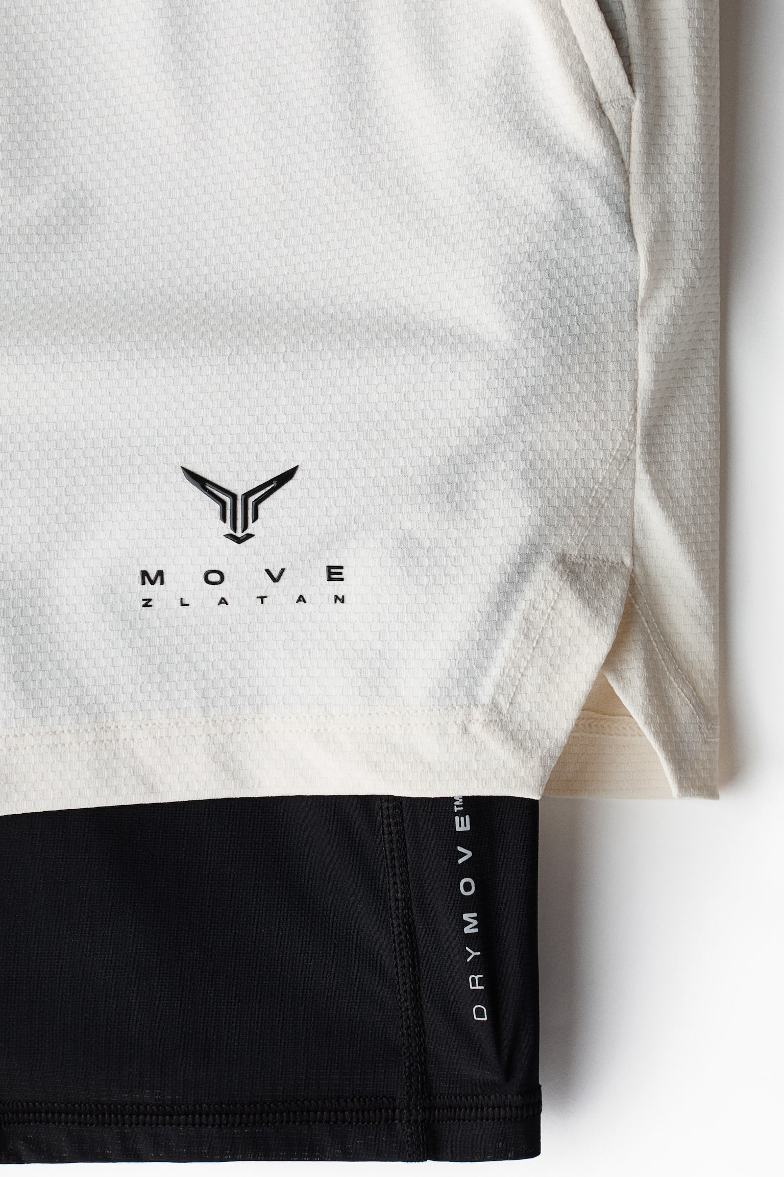 Double-layered sports shorts with DryMove™ - White/Move Zlatan/Navy blue/Move Zlatan - 9