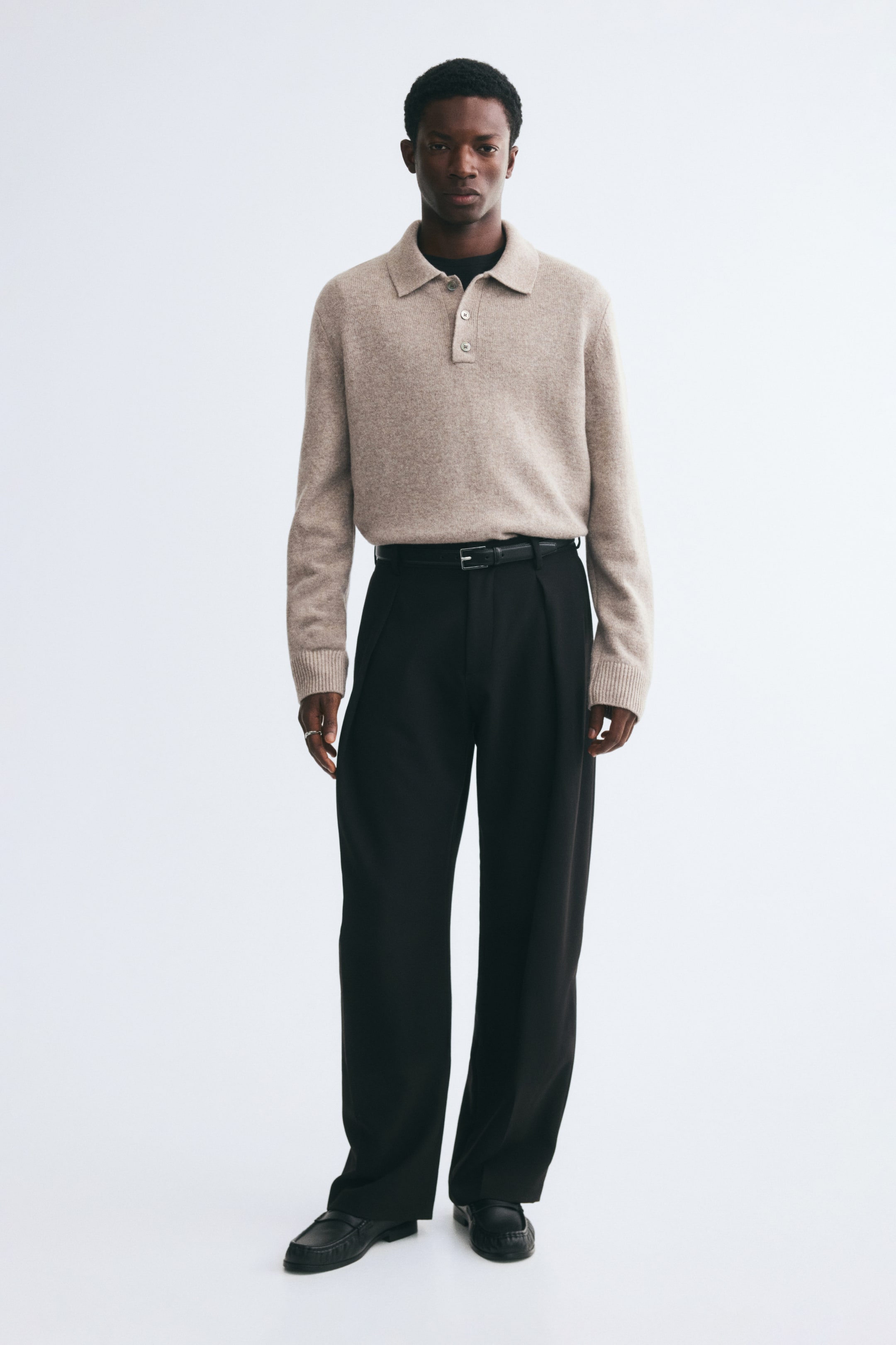 Regular-Fit Knit Polo Shirt