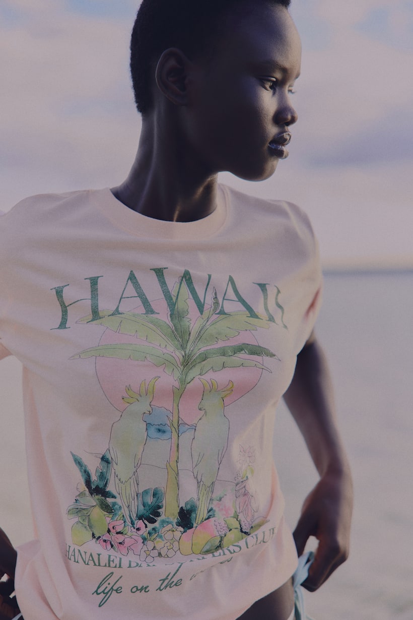 Playeras rosas para mujer | H&M MX