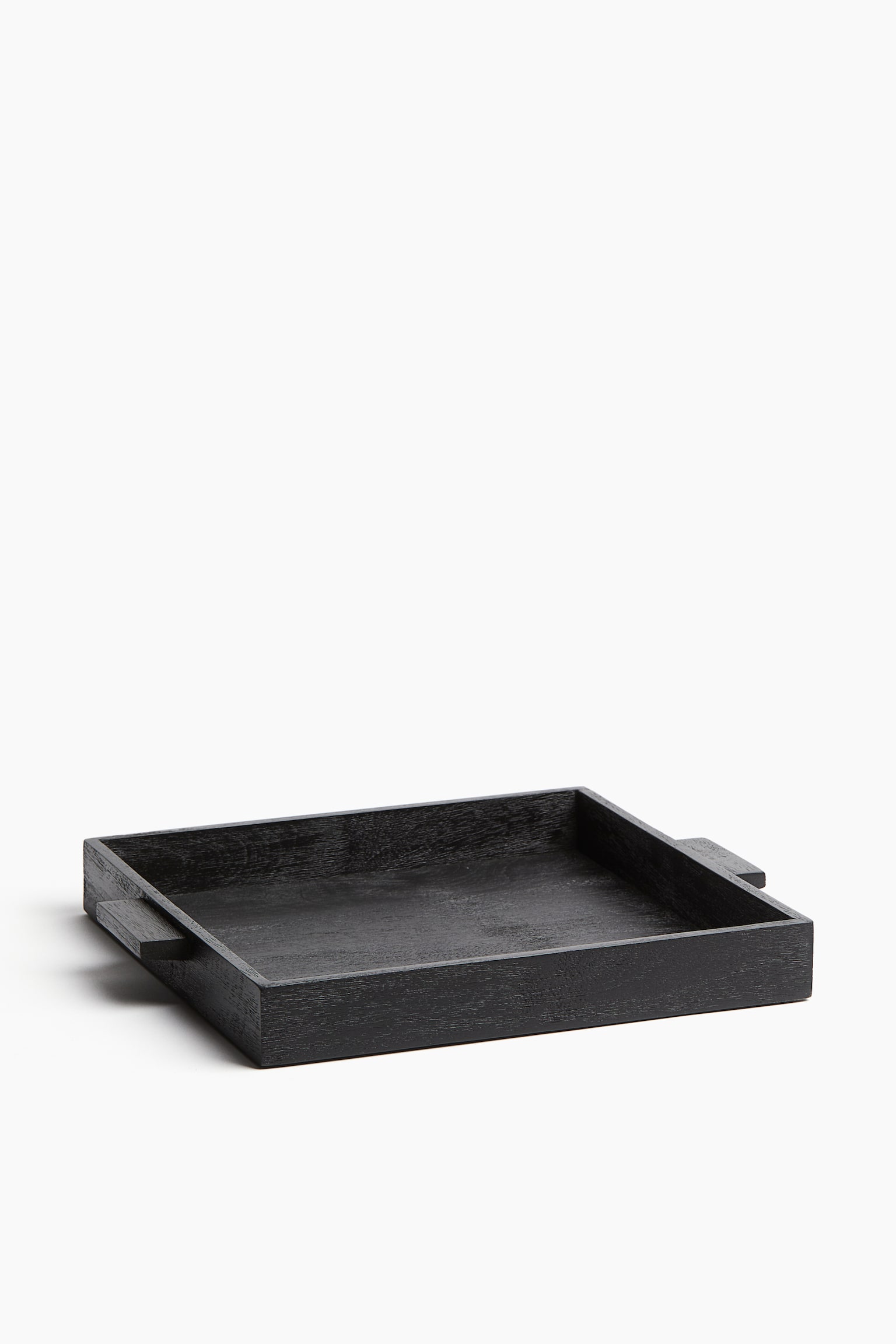 Mango wood tray - Black/Dark brown - 1