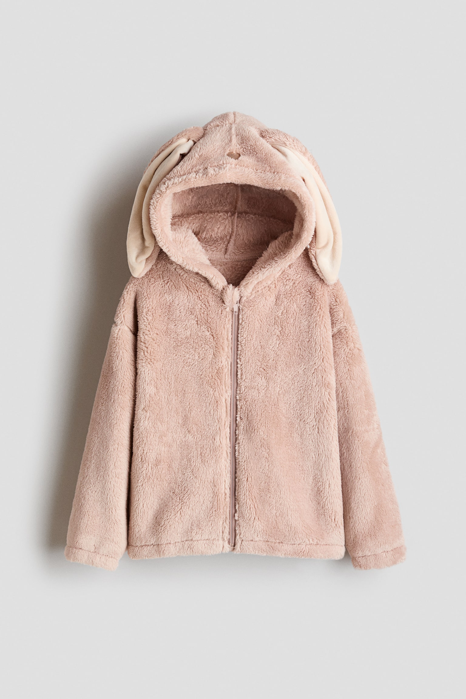 Sudadera de disfraz con gorro y zíper - Beige/Conejo - 2